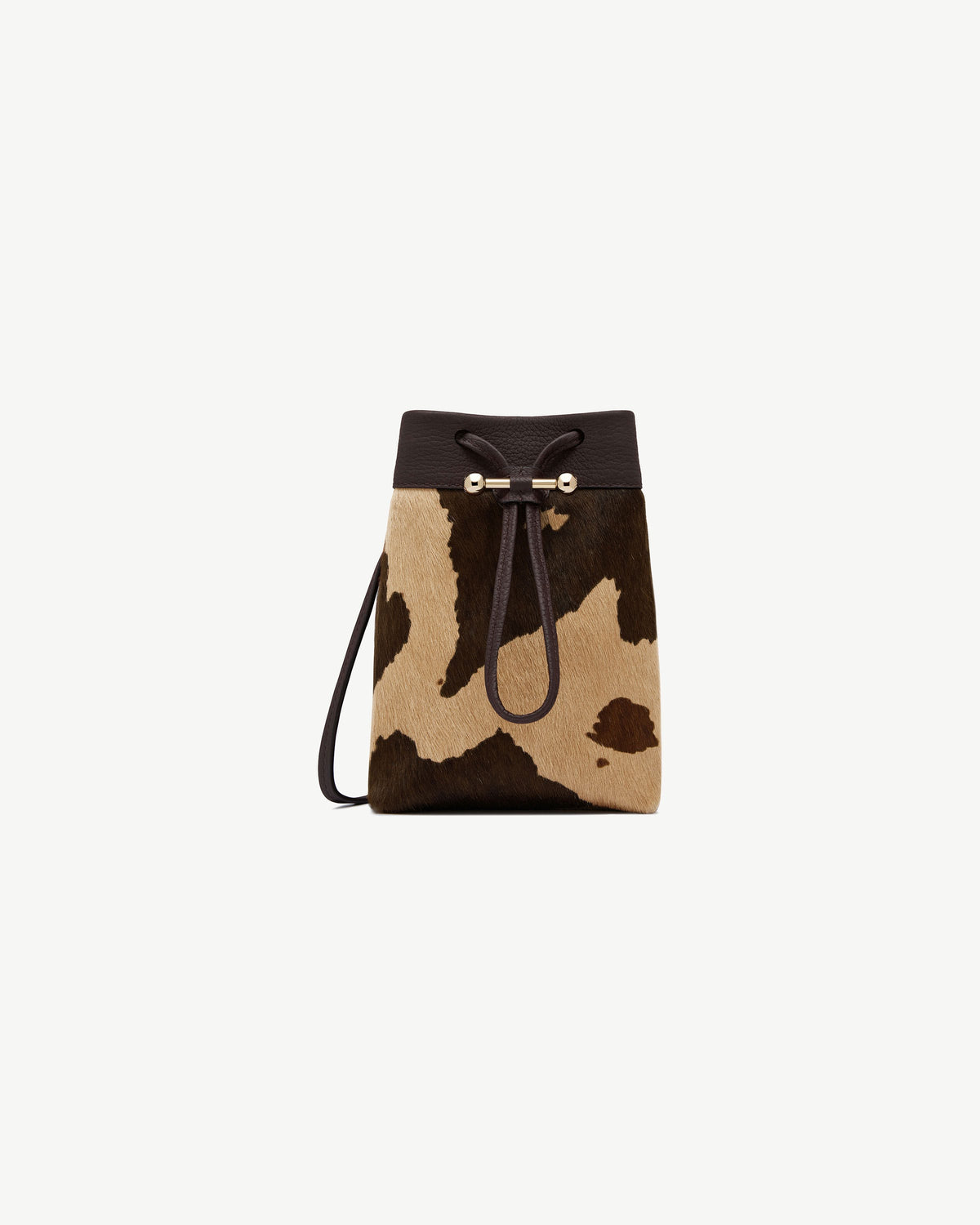 Osette Midi Pouch - Sand/Espresso Spot Print - View 2