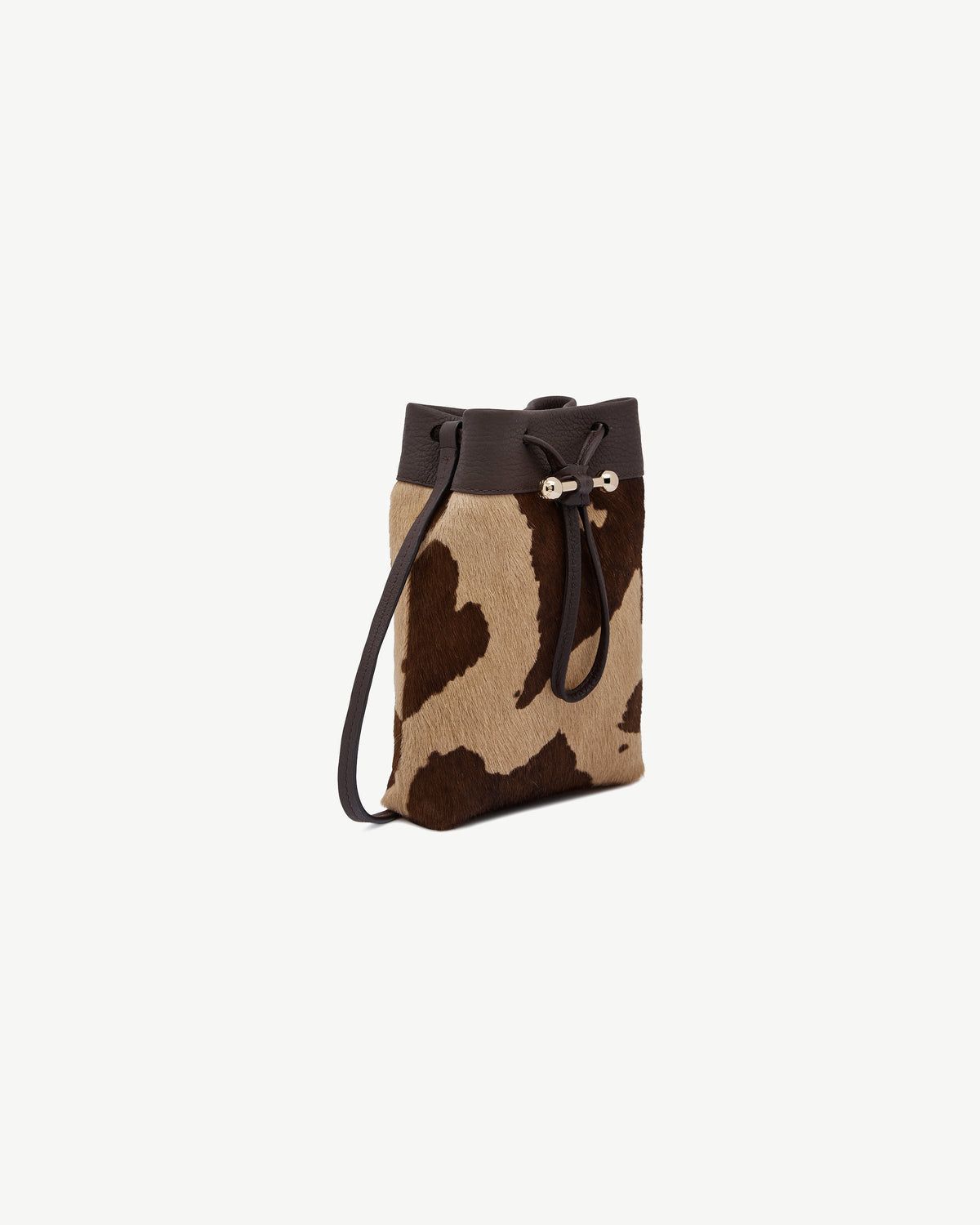 Osette Midi Pouch - Sand/Espresso Spot Print - View 3