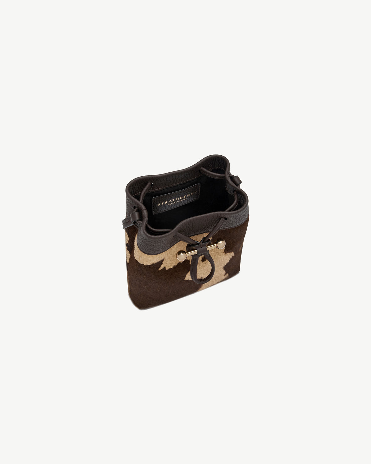 Osette Midi Pouch - Sand/Espresso Spot Print - View 5