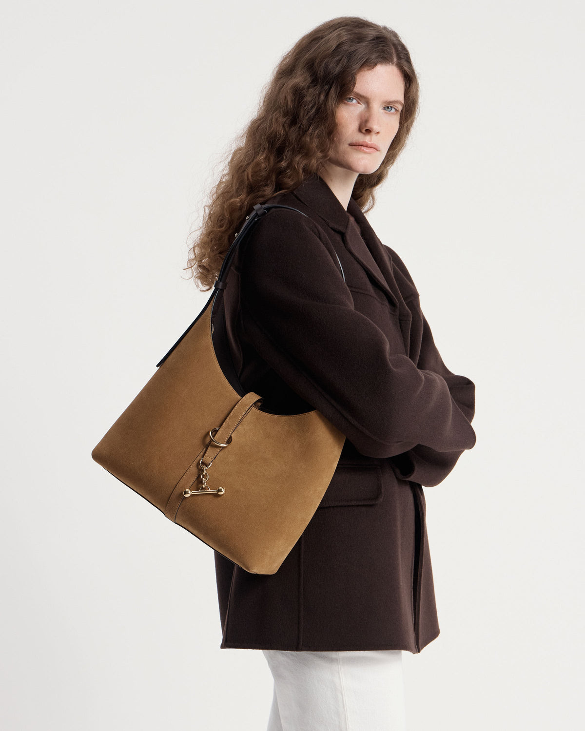 Kite Hobo - Toffee Suede/Espresso - View 9
