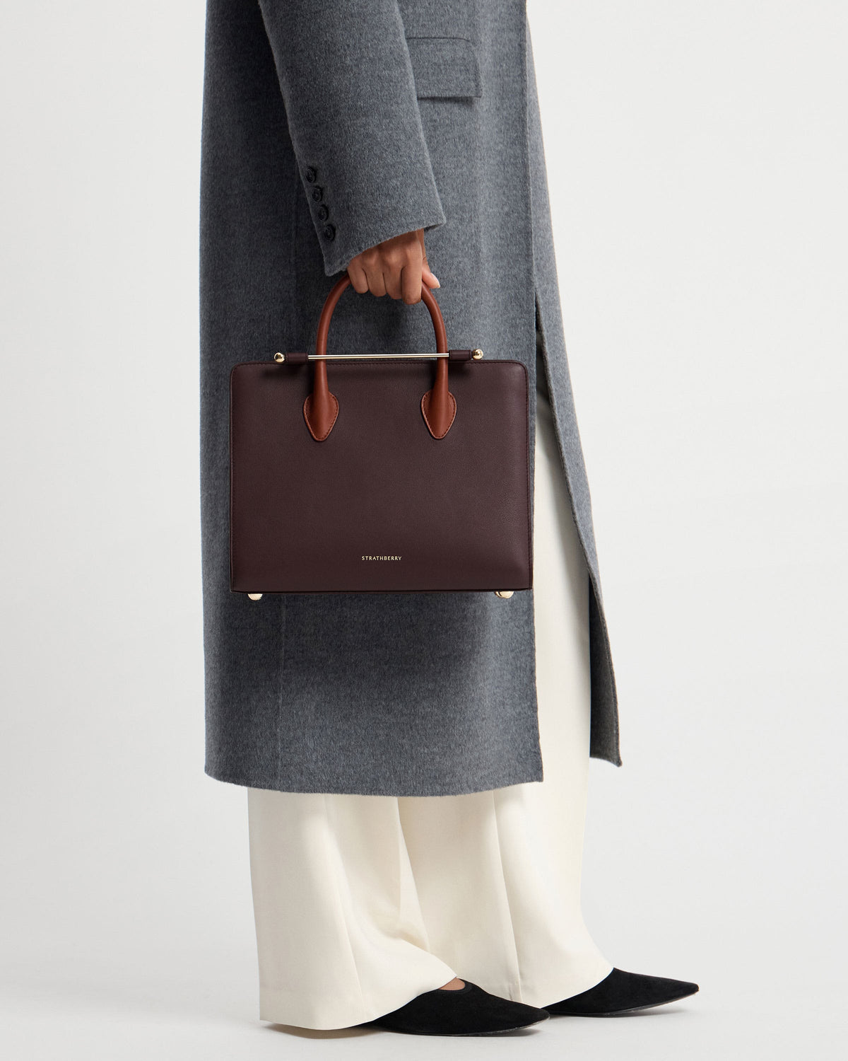 Midi Tote - Burgundy/Walnut/Chestnut - View 11