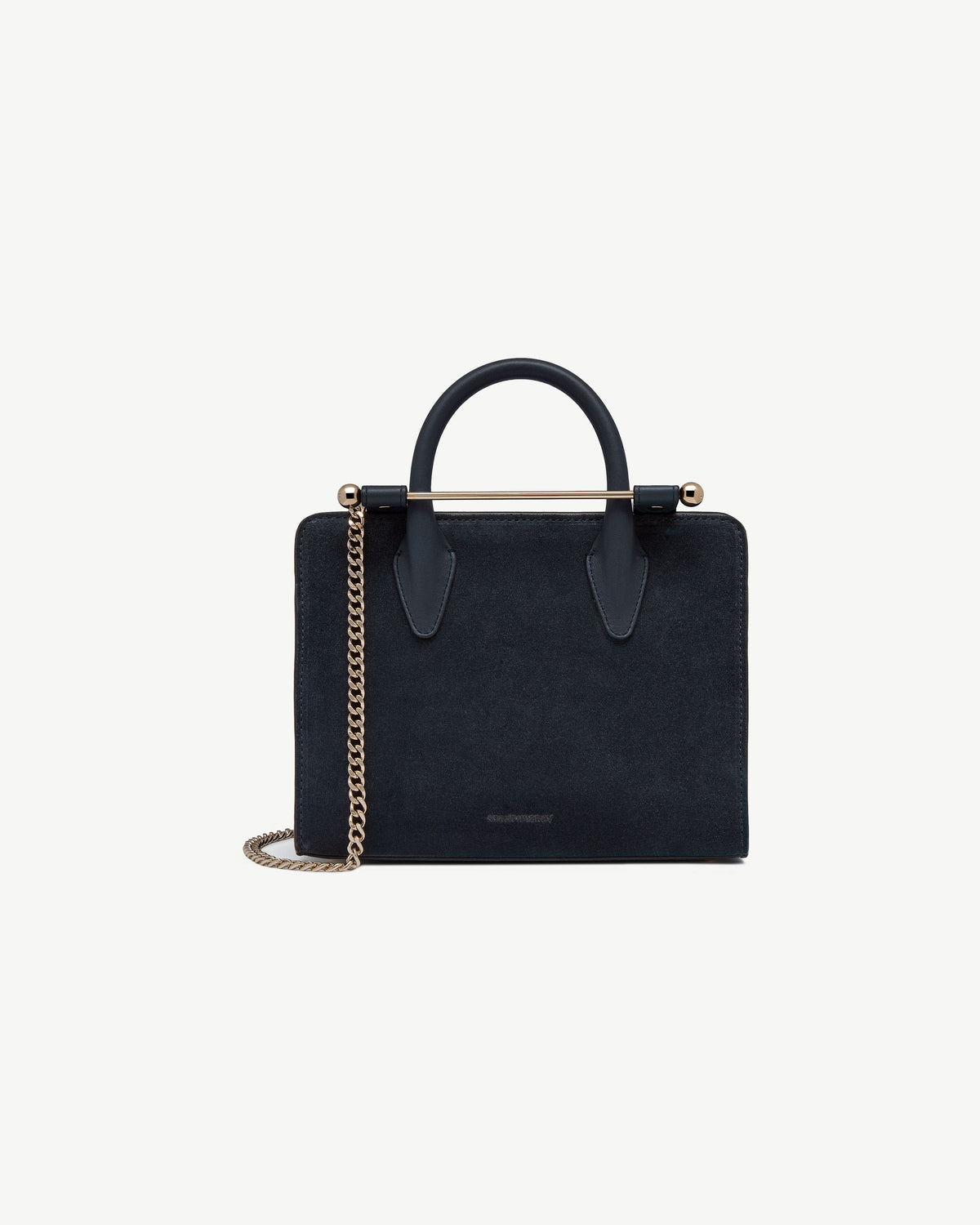 Mini Tote - Navy Suede - View 2