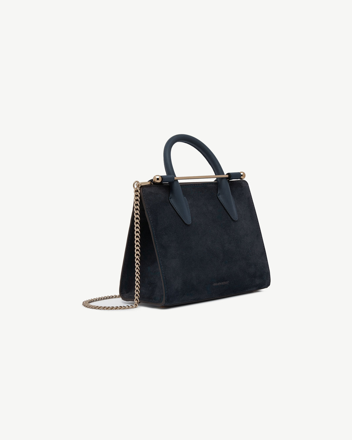 Mini Tote - Navy Suede - View 3
