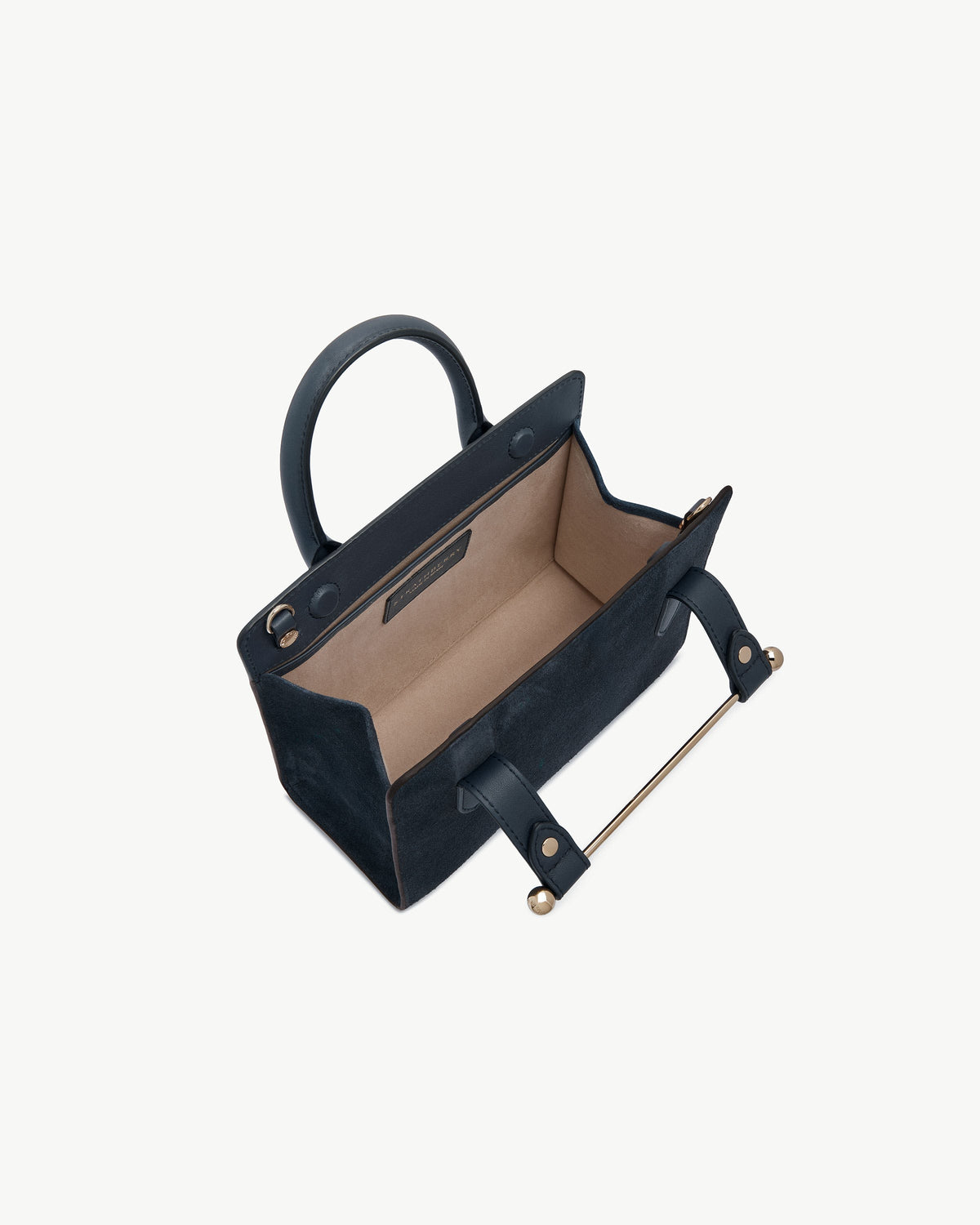 Mini Tote - Navy Suede - View 5