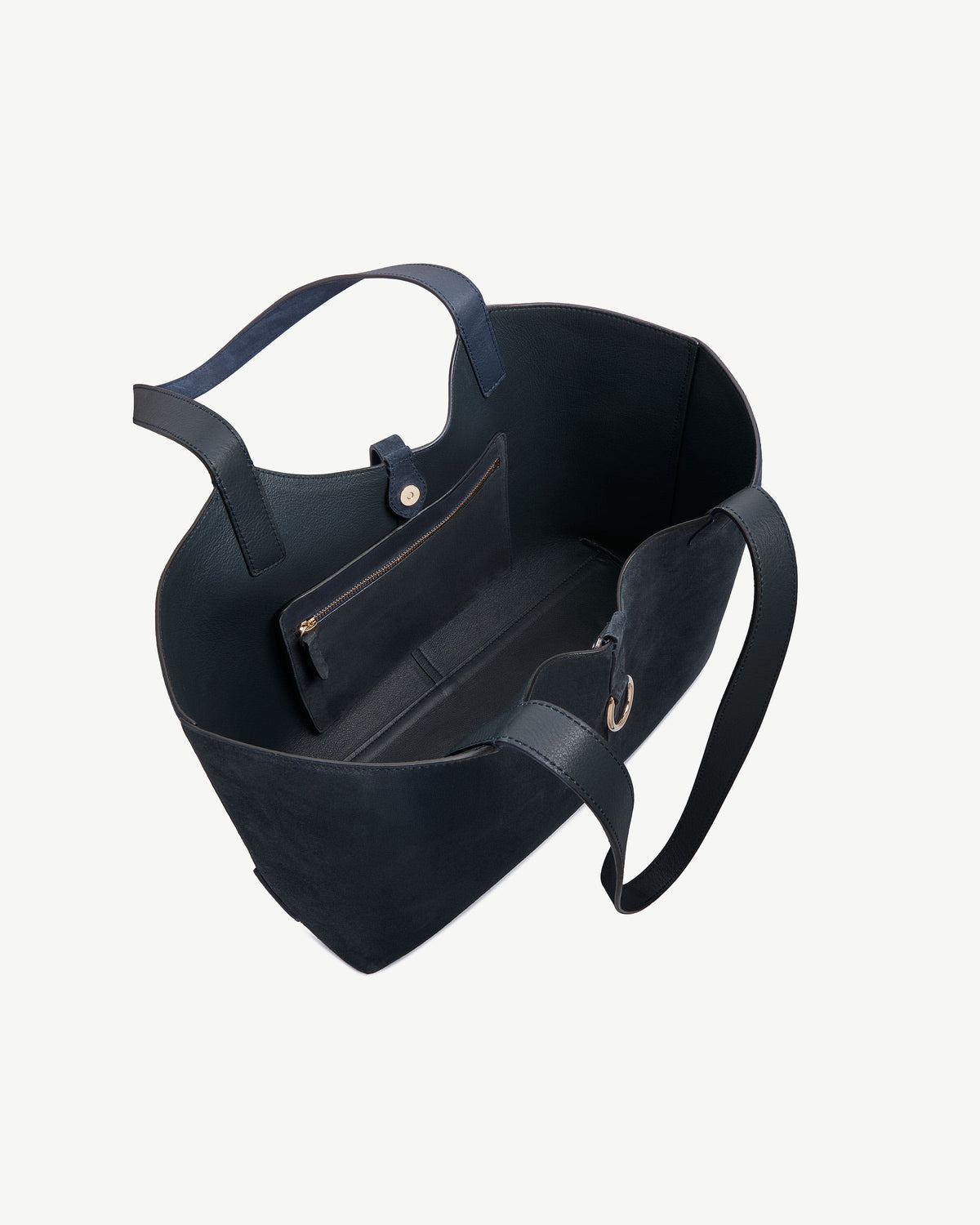 Kite Tote - Navy Suede - View 5