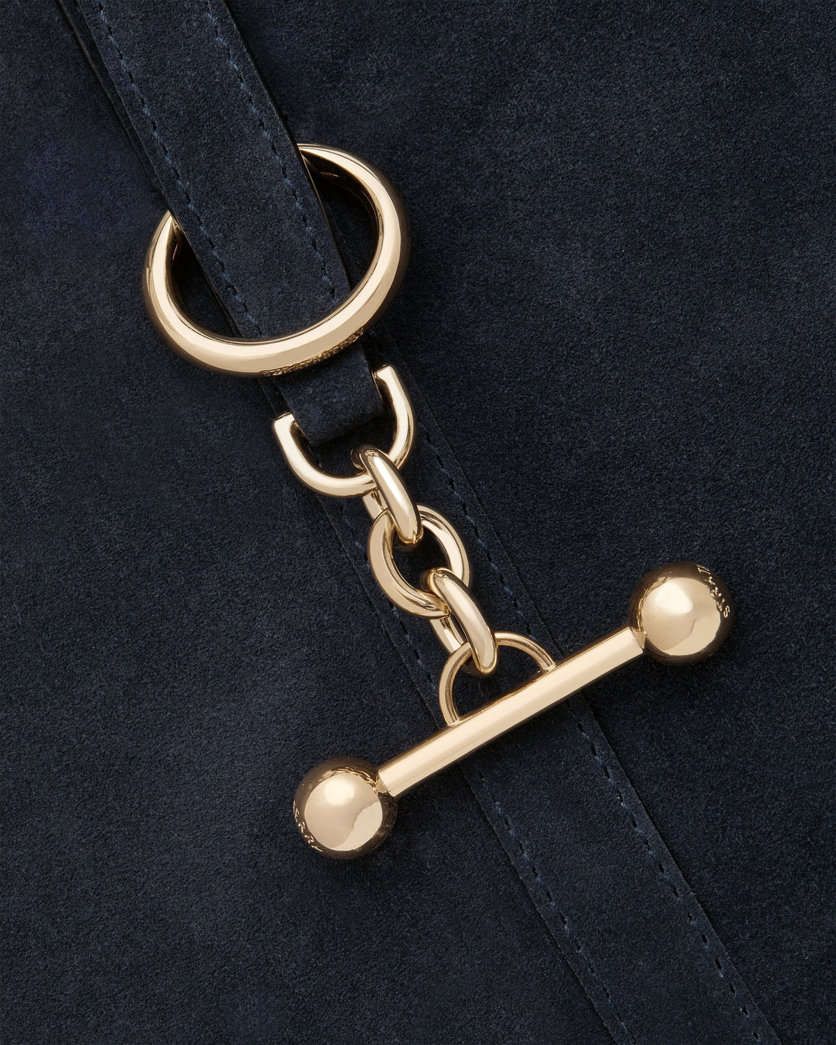 Kite Tote - Navy Suede - View 6