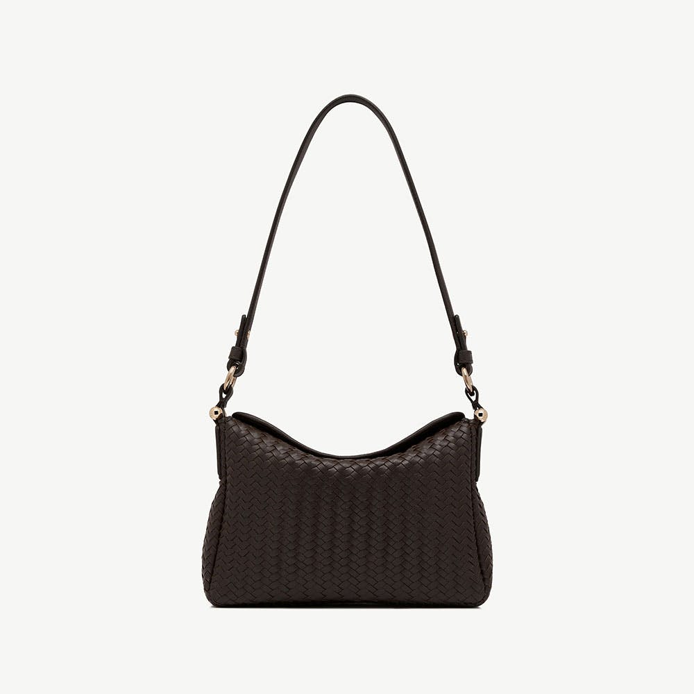 Sway - Chocolate Woven Leather - View 1