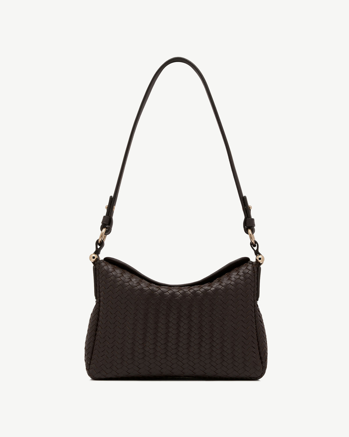 Sway - Chocolate Woven Leather - View 2