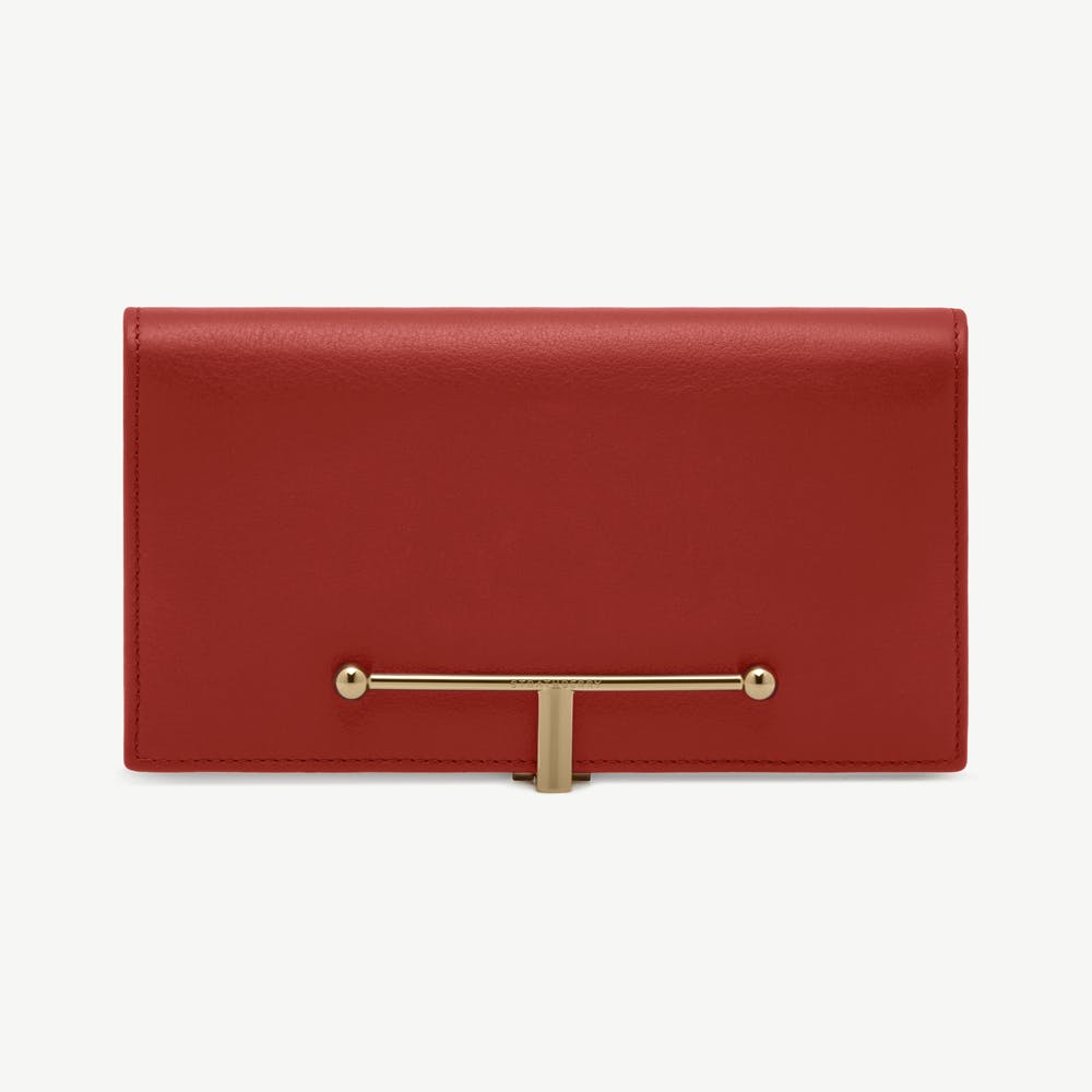 Large Melville Street Wallet - Levanto Red - View 1