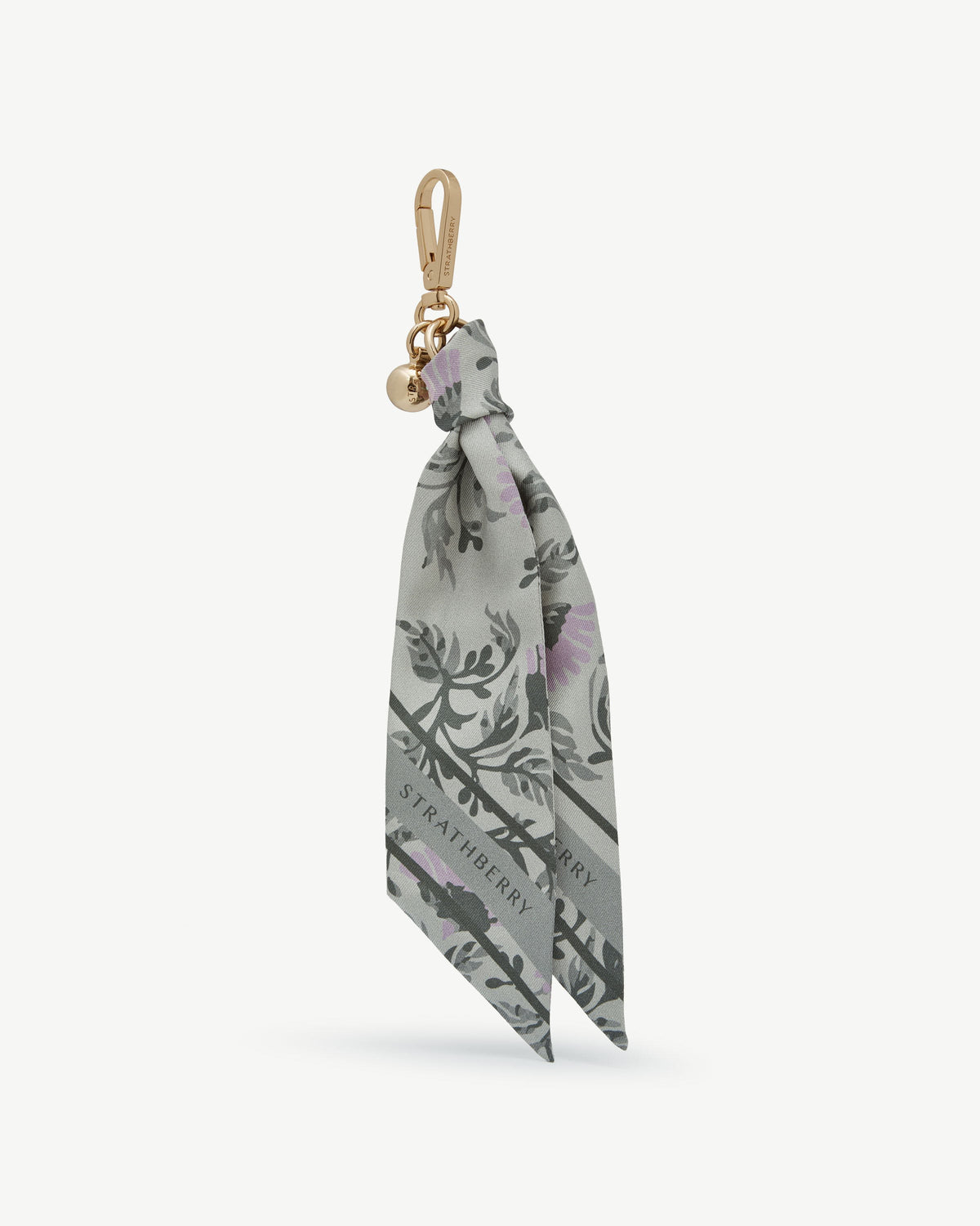 Silk Charm - Green Thistle Print - View 2