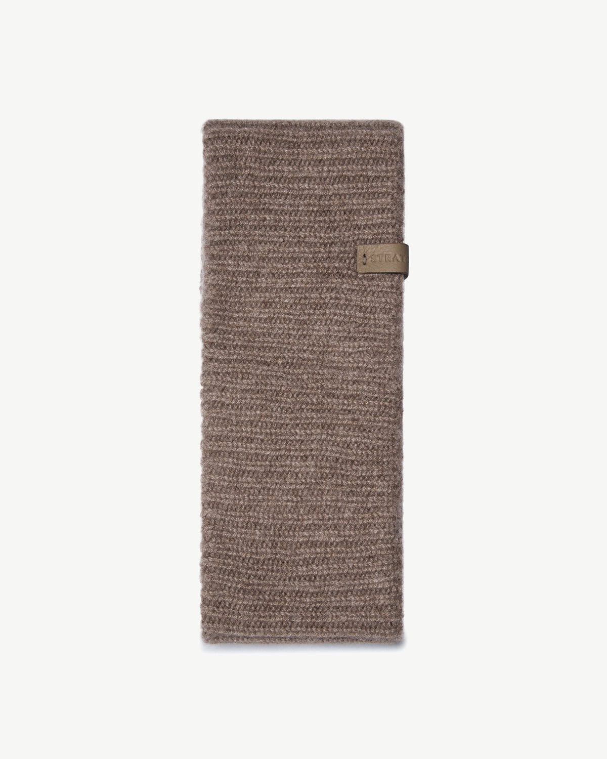 Westray Ribbed Cashmere Headband - Pebble - View 3