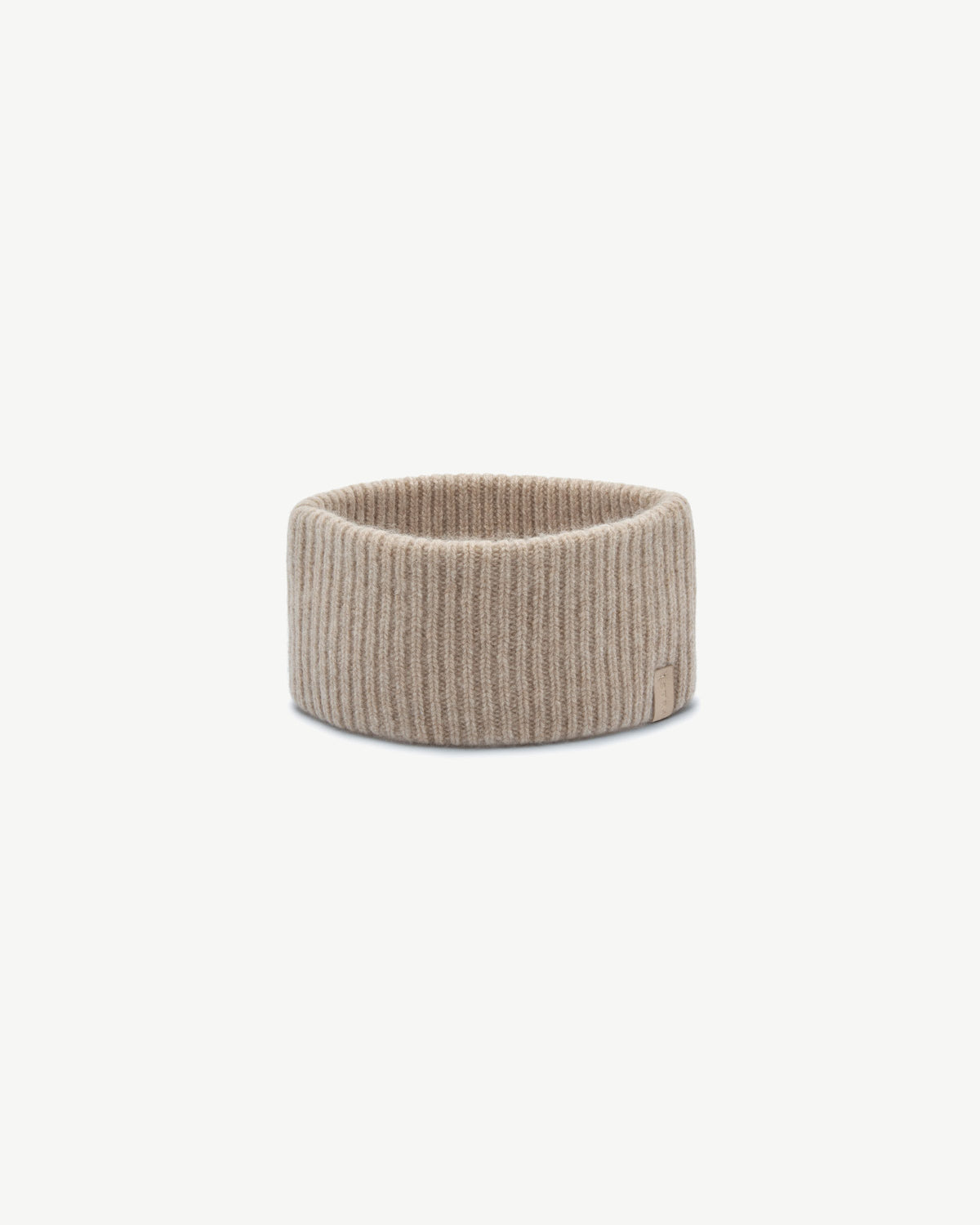 Westray Ribbed Cashmere Headband - Oat - View 2