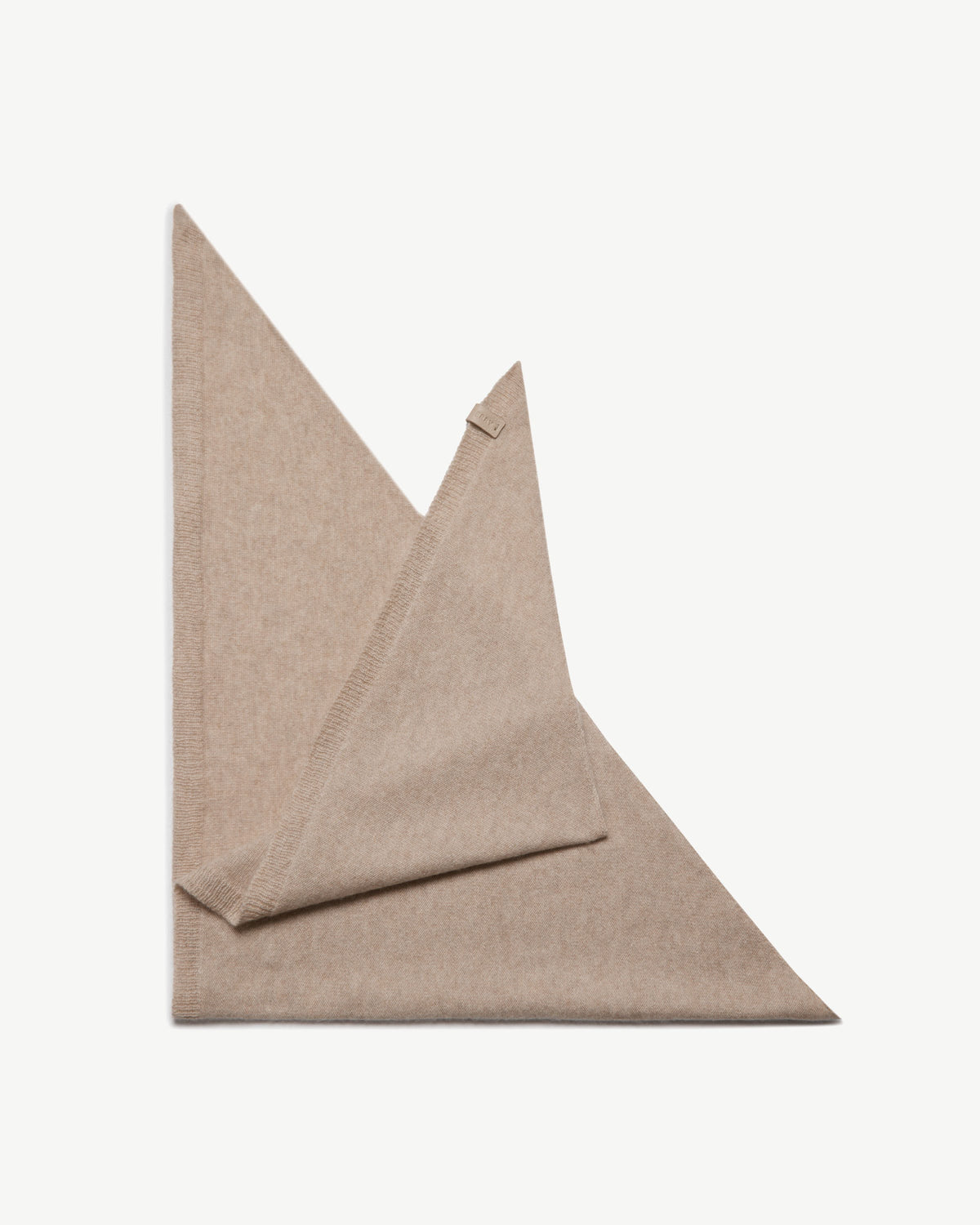 Westray Cashmere Bandana - Oat - View 3