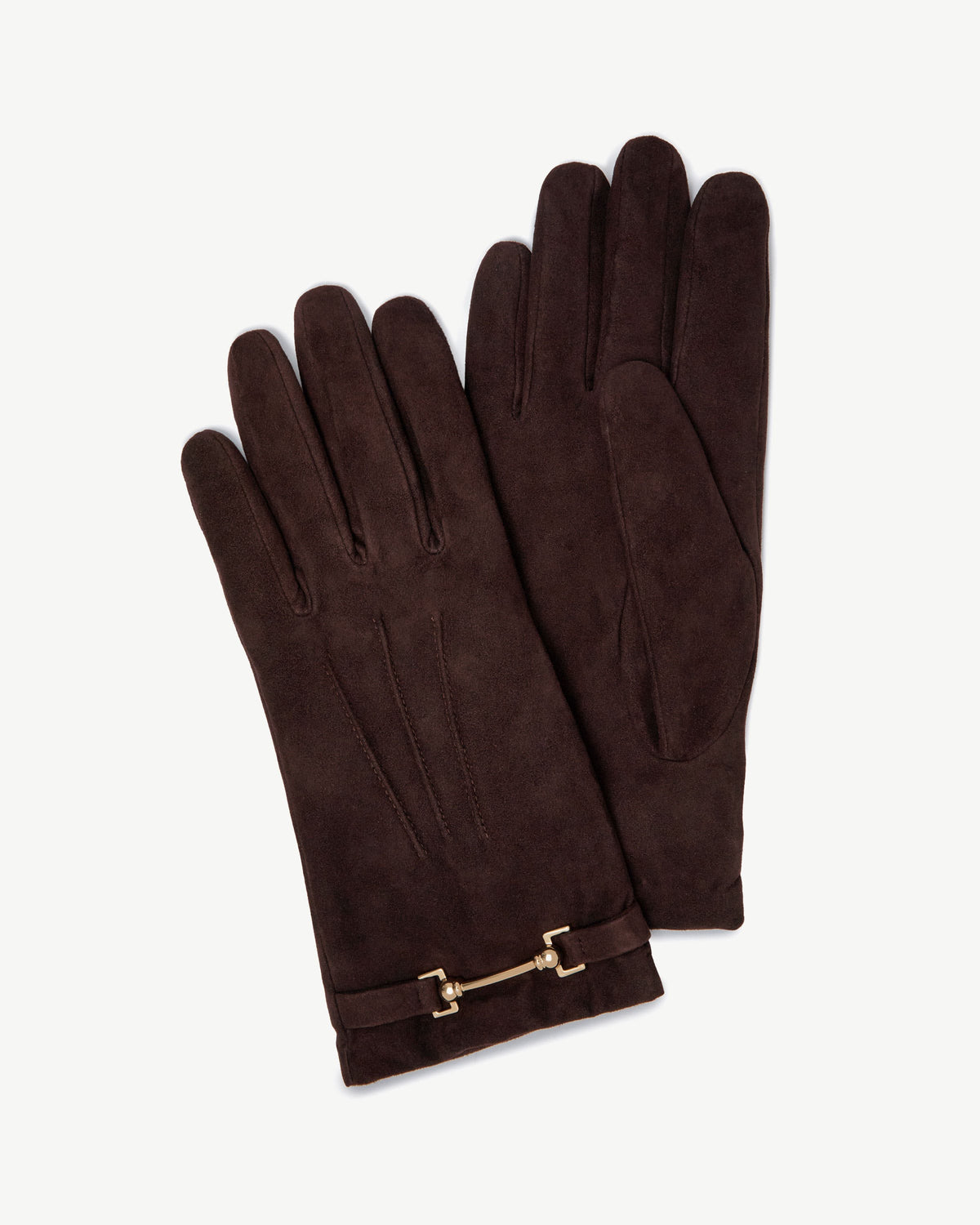 Stockbridge Gloves - Chocolate Suede - View 2