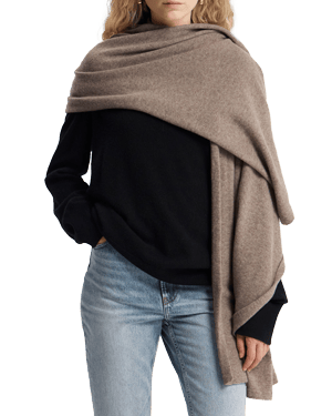 Westray Cashmere Travel Wrap - Pebble - image 17