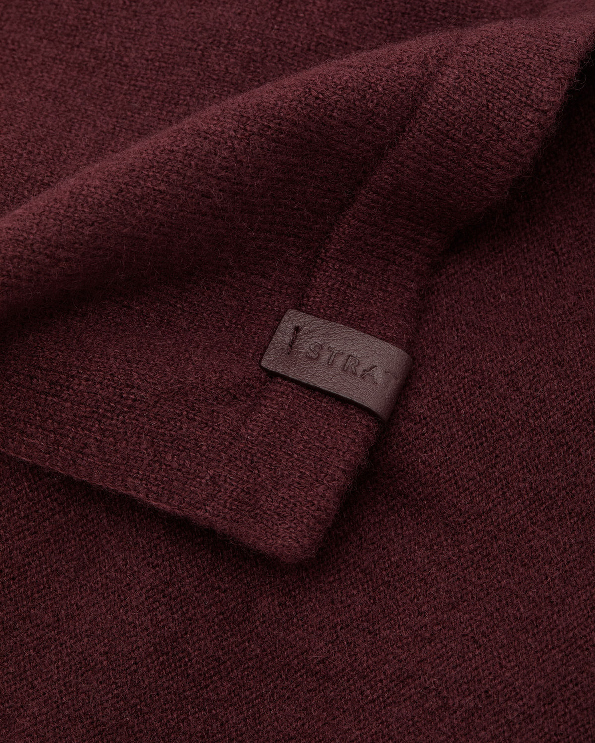 Westray Cashmere Travel Wrap - Burgundy - View 5