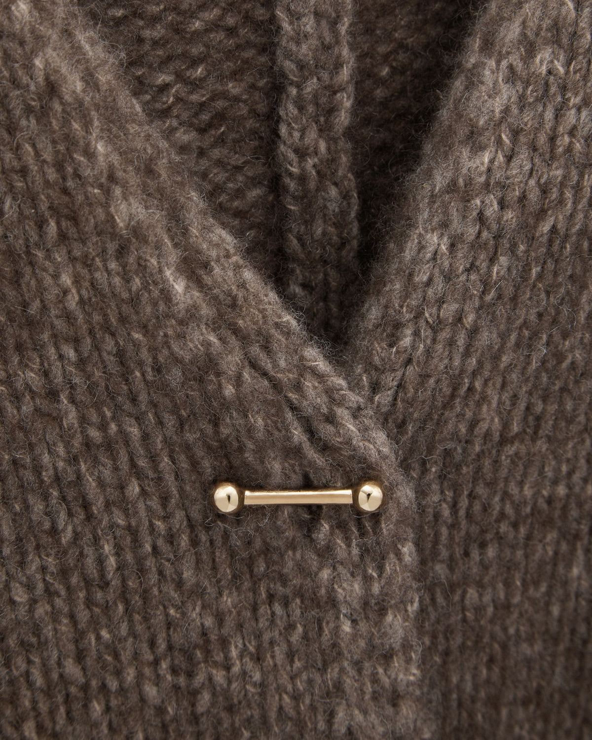 Portobello Cardigan - Pebble - View 6