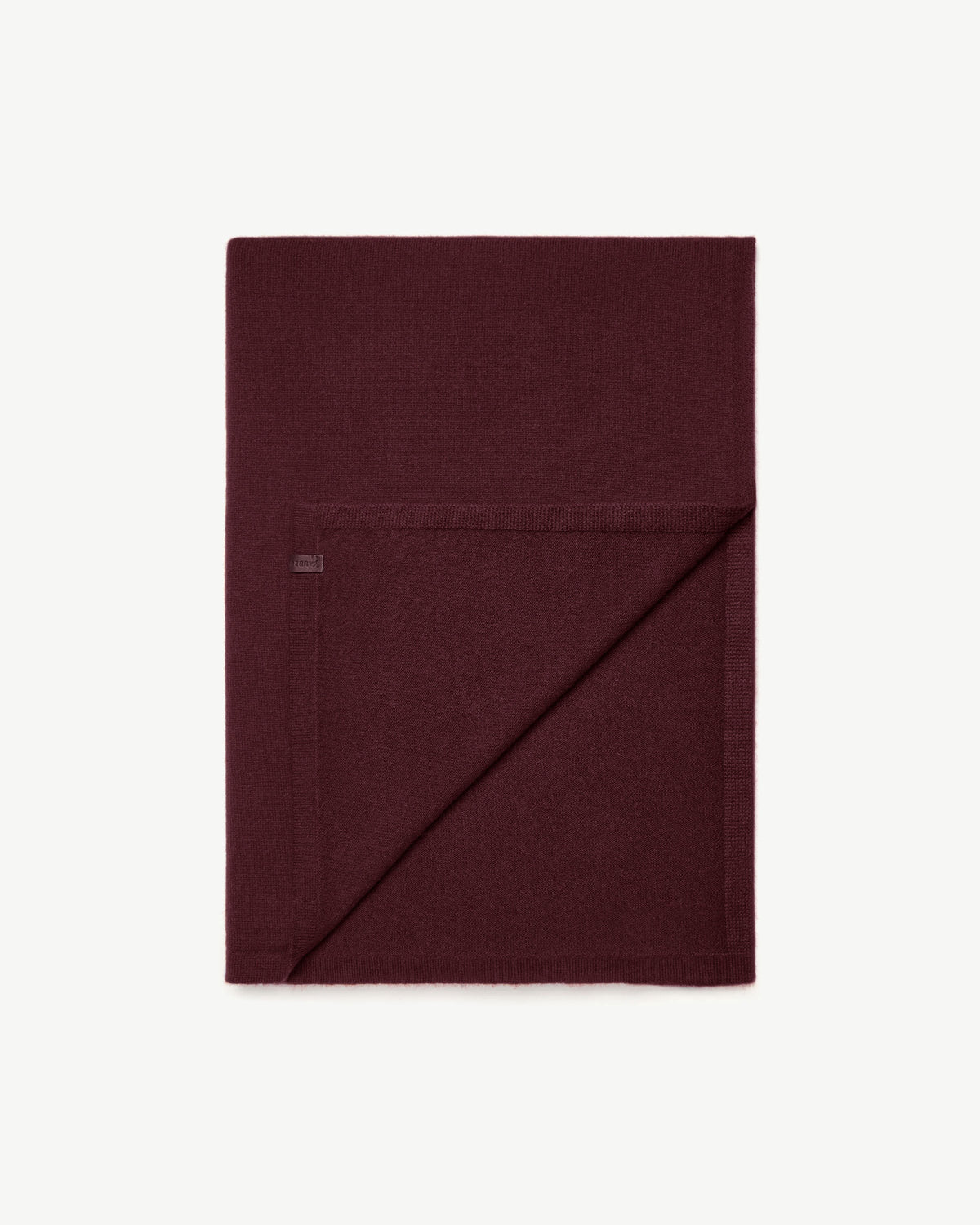 Westray Cashmere Travel Wrap - Burgundy - View 4