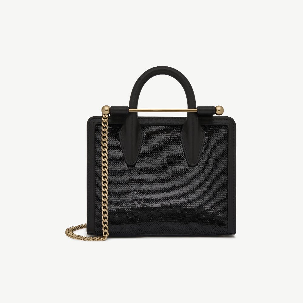 Nano Tote - Black Sequins - View 1