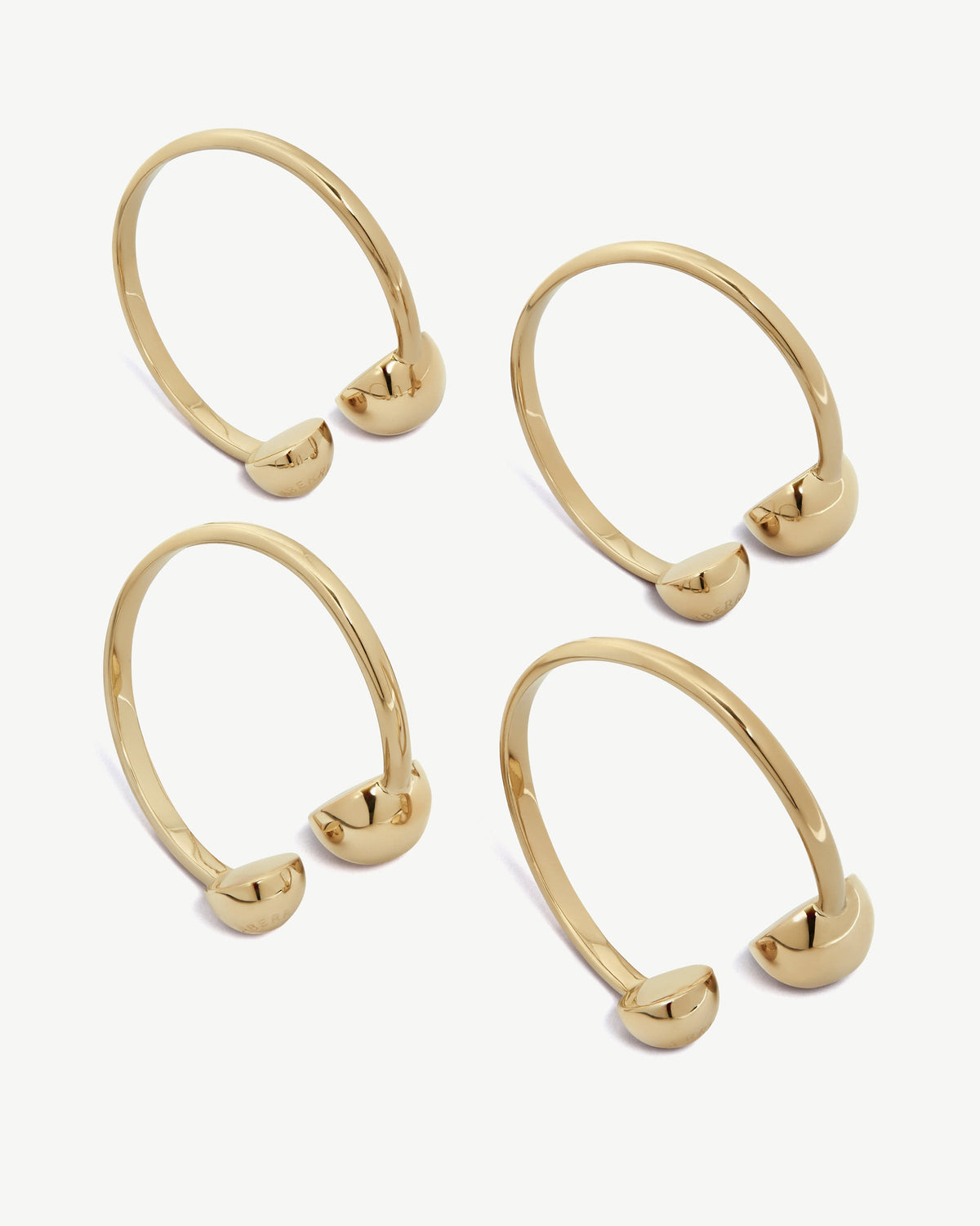 Napkin Holders - Light Gold - View 2