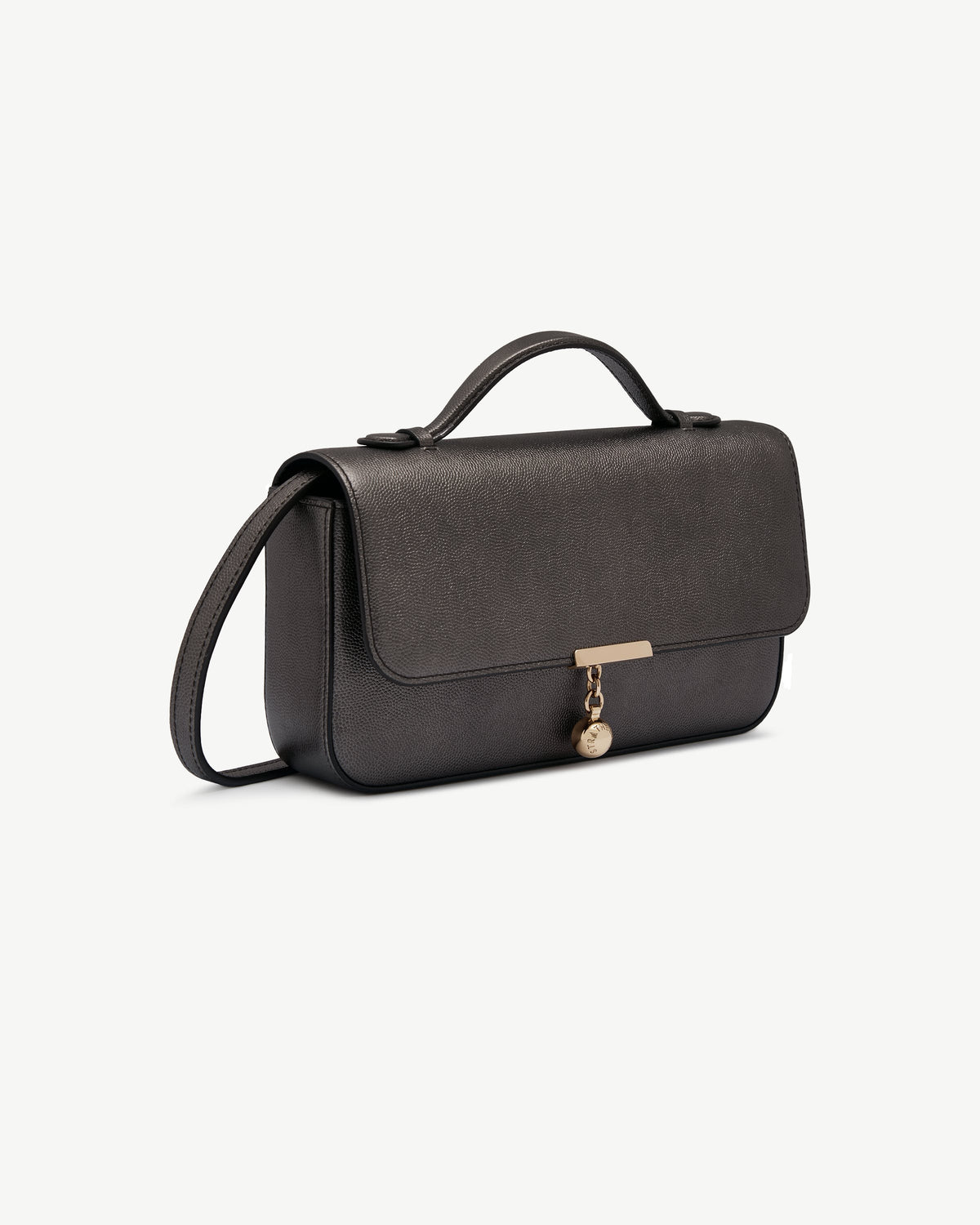Nocturn Clutch - Metallic Anthracite Caviar - image 13