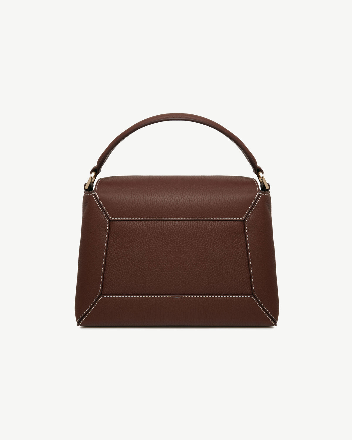 Mosaic Bag - Chocolate with Vanilla Stitch - View 4