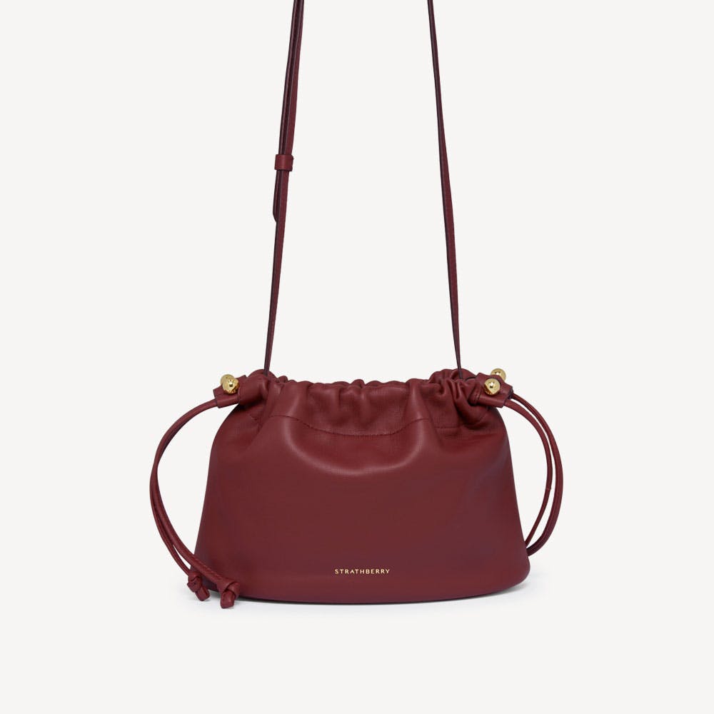 Charlotte Drawstring - Oxblood - View 1