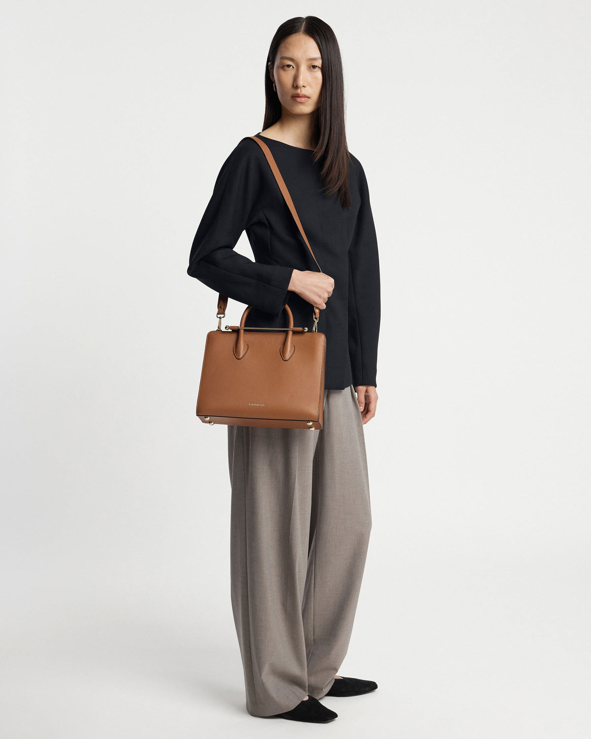 Midi Tote - Chestnut - View 9