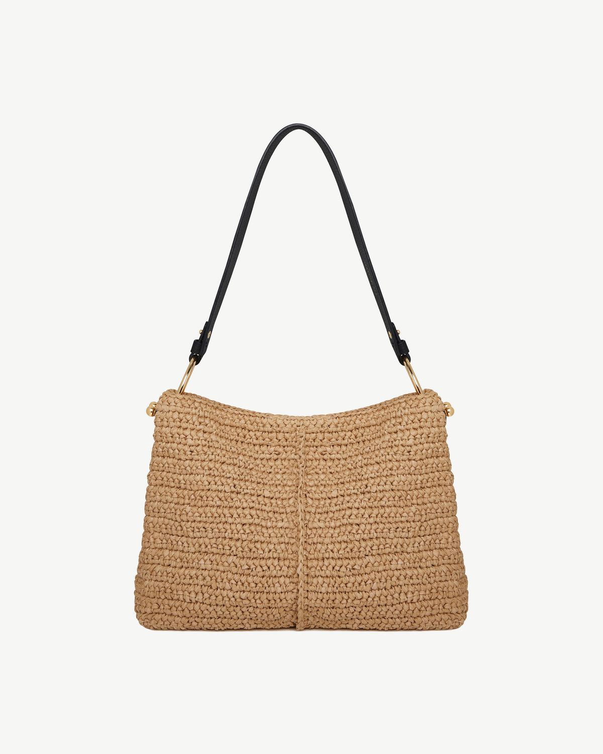Lana Hobo - Raffia/Black - View 2