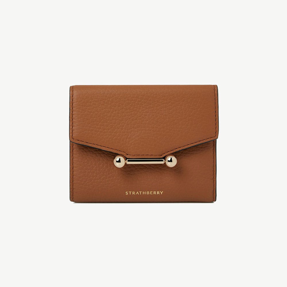 Mosaic Trifold Wallet - Tan - View 1