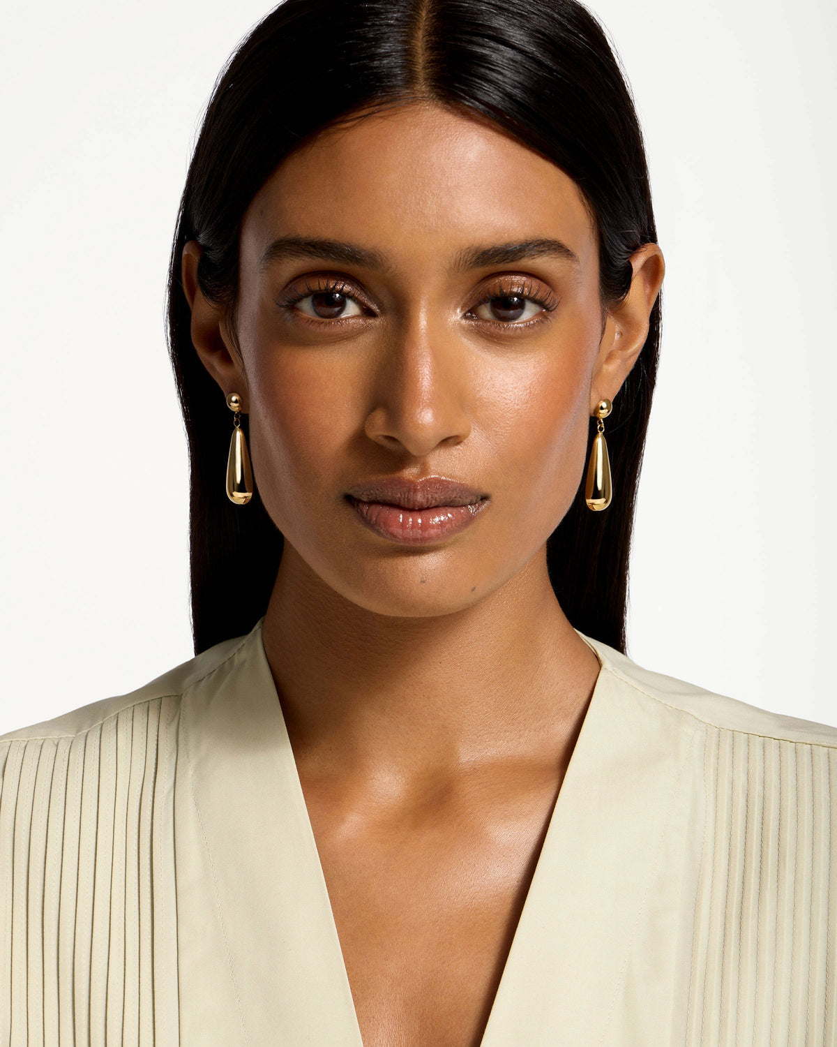 Jasmine Earrings - 24 Carat Gold Gilded - View 8