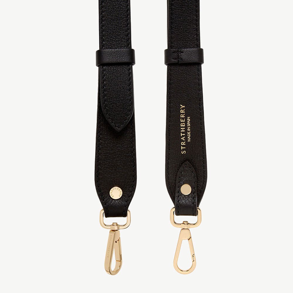 Adjustable Leather Strap - Black - View 1
