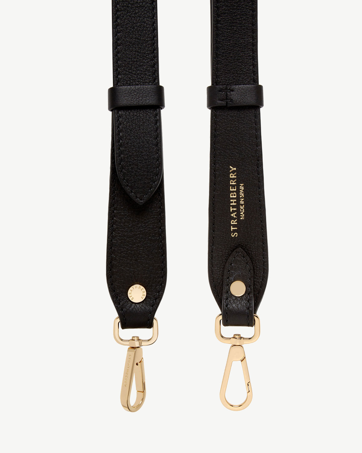 Adjustable Leather Strap - Black - View 3
