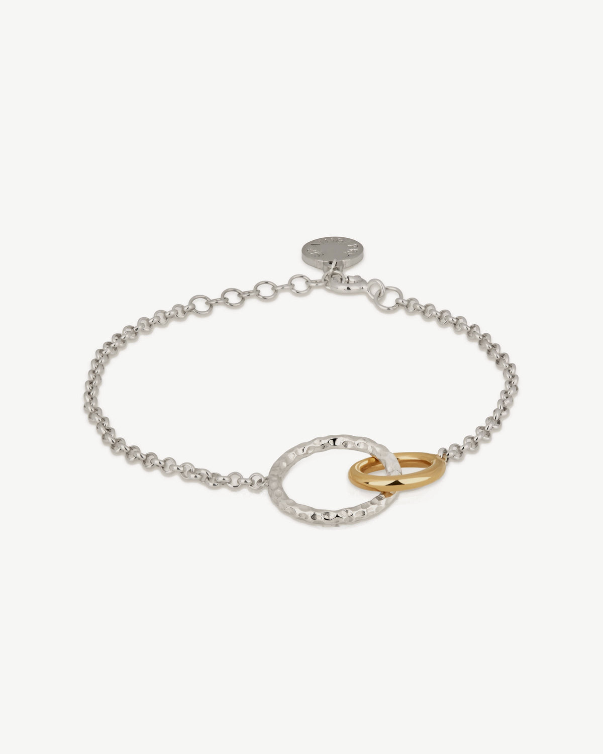 Halo Bracelet - Sterling Silver/24 Carat Gold Gilded - View 2
