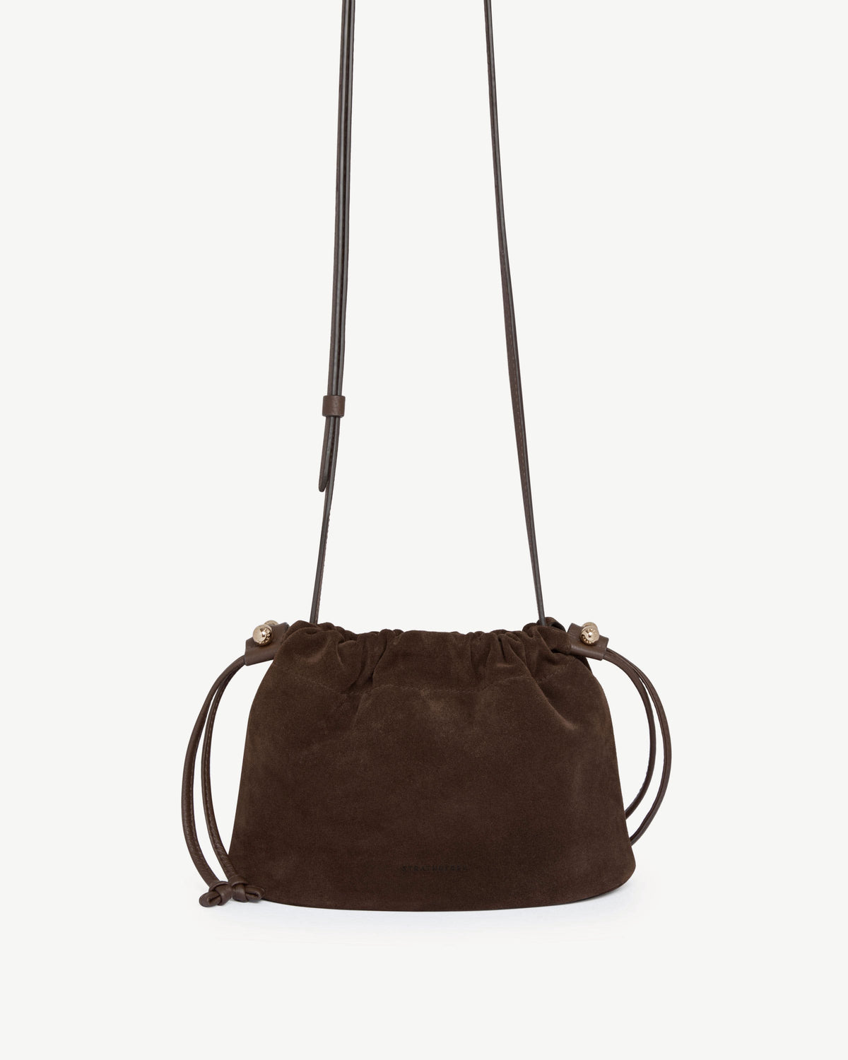 Charlotte Drawstring - Chocolate Suede - View 2
