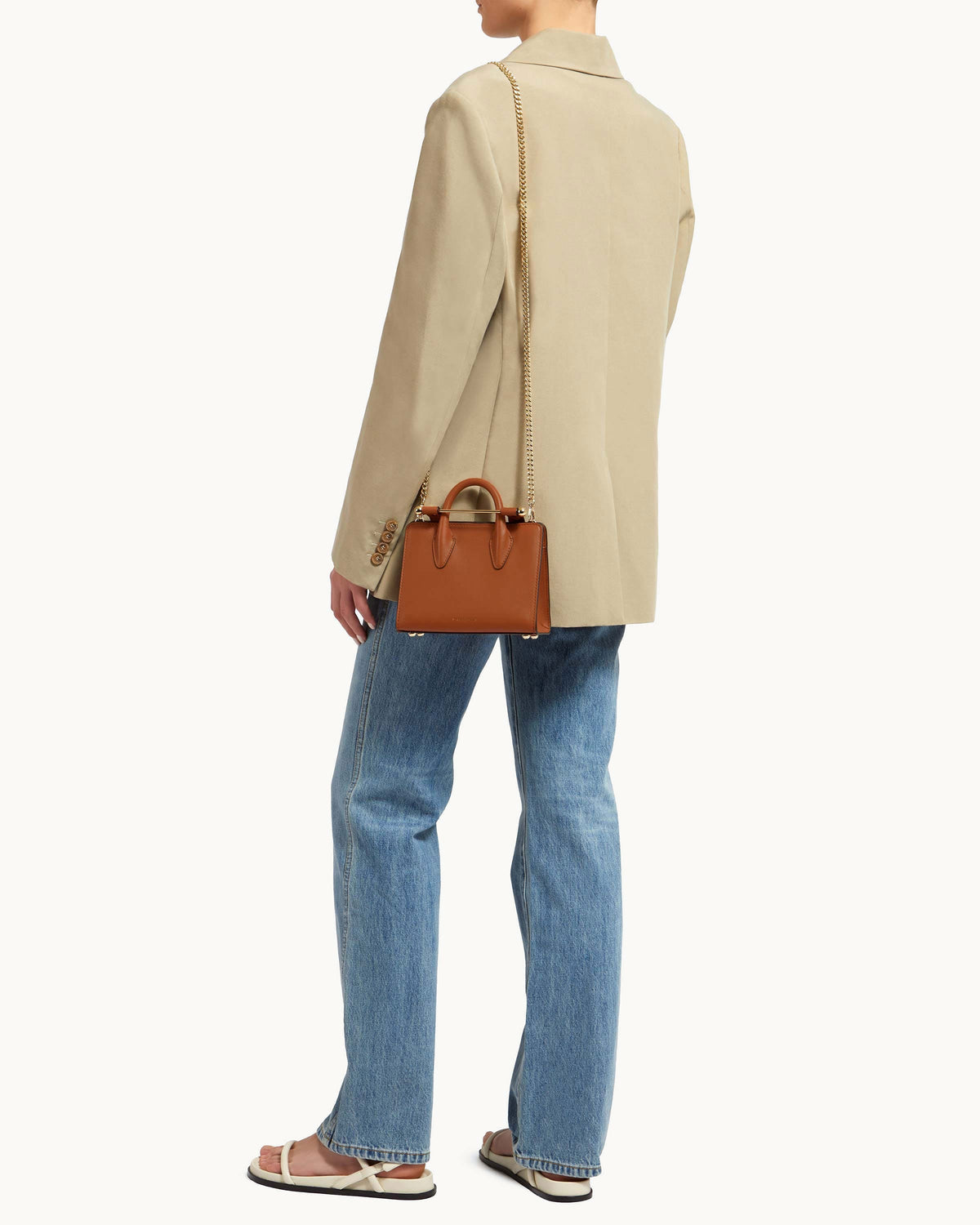 Crossbody Chain Strap - Gold - View 3