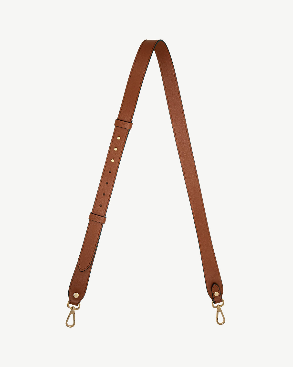 Adjustable Leather Strap - Chestnut - View 2