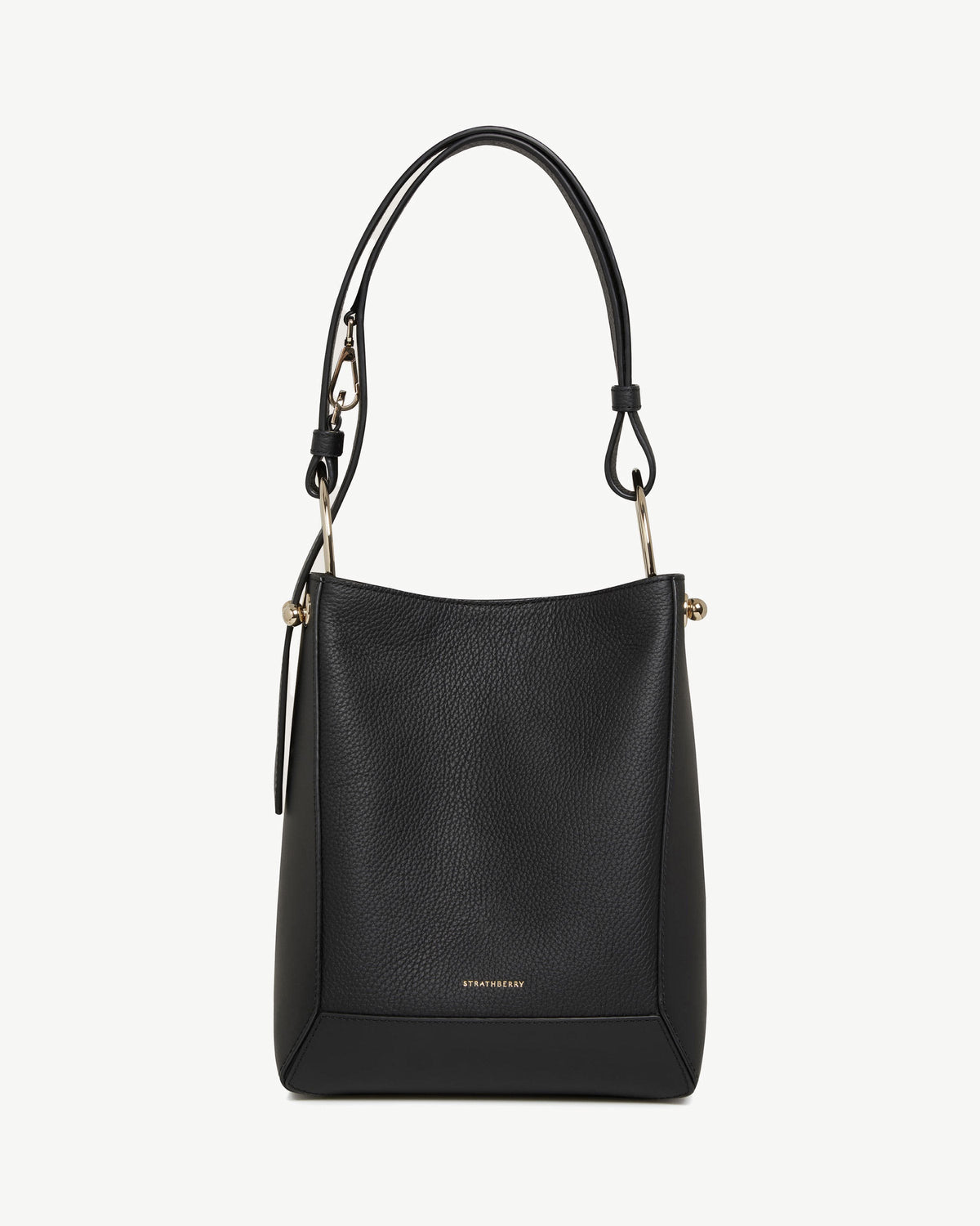 Lana Midi Bucket Bag - Black - View 2