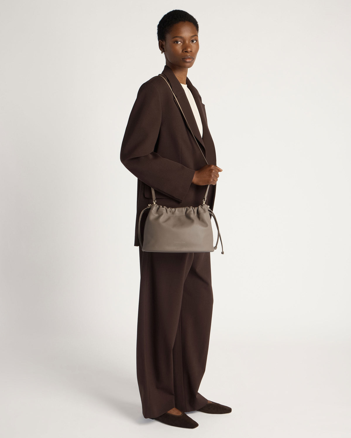 Charlotte Midi Drawstring - Taupe - View 10