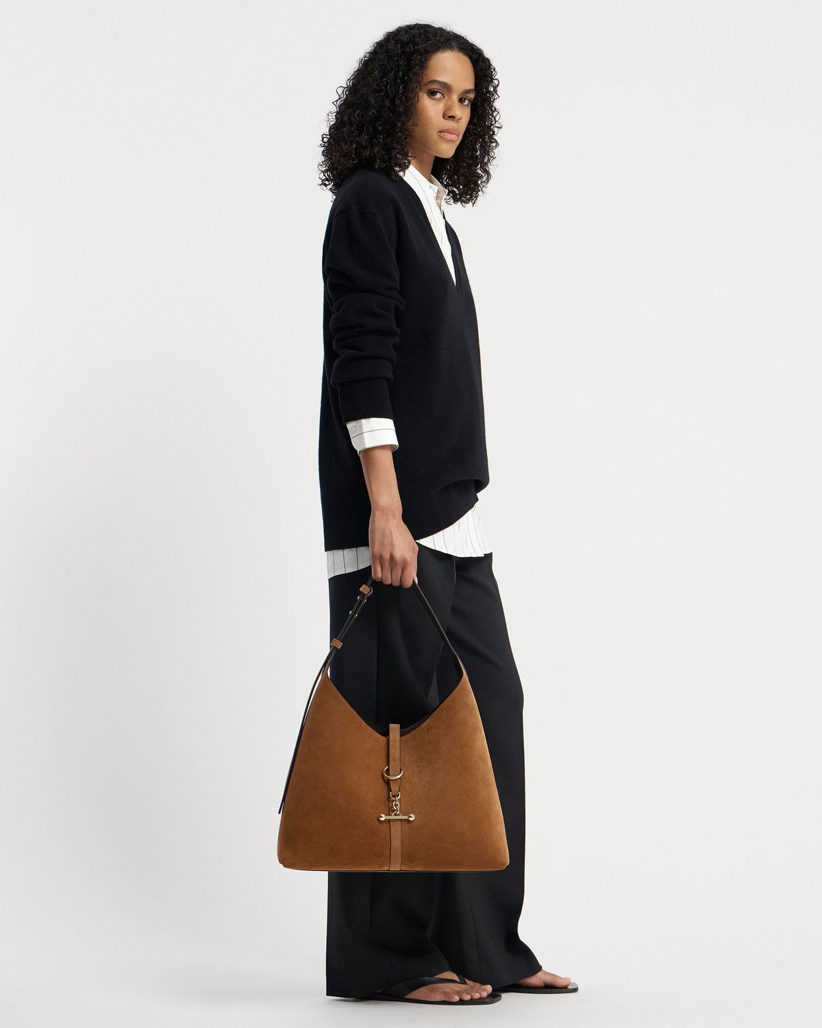 Kite Hobo Maxi - Tan Suede - View 10