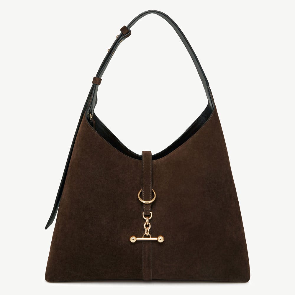 Kite Hobo Maxi - Chocolate Suede - View 1