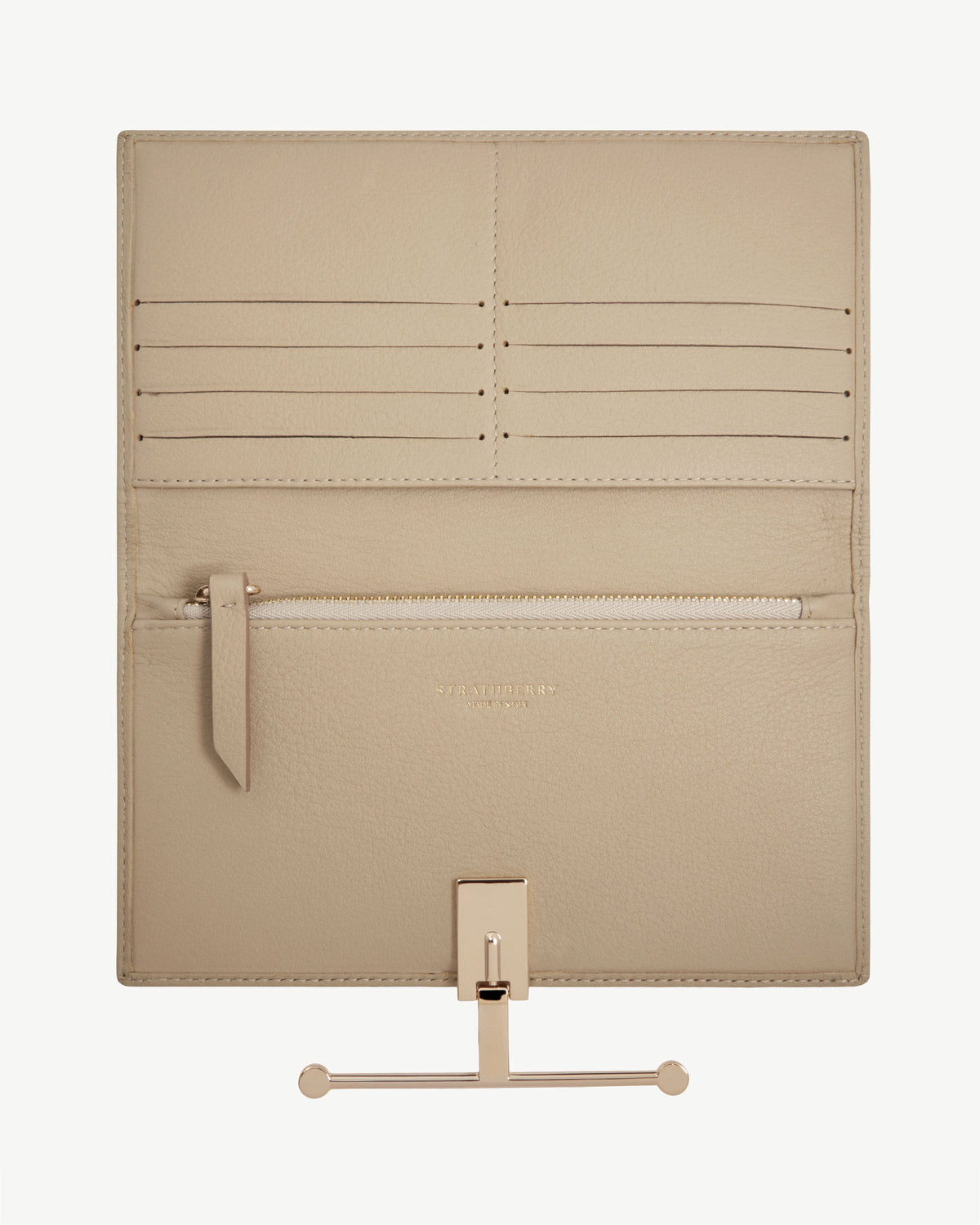 Large Melville Street Wallet - Sand - View 3