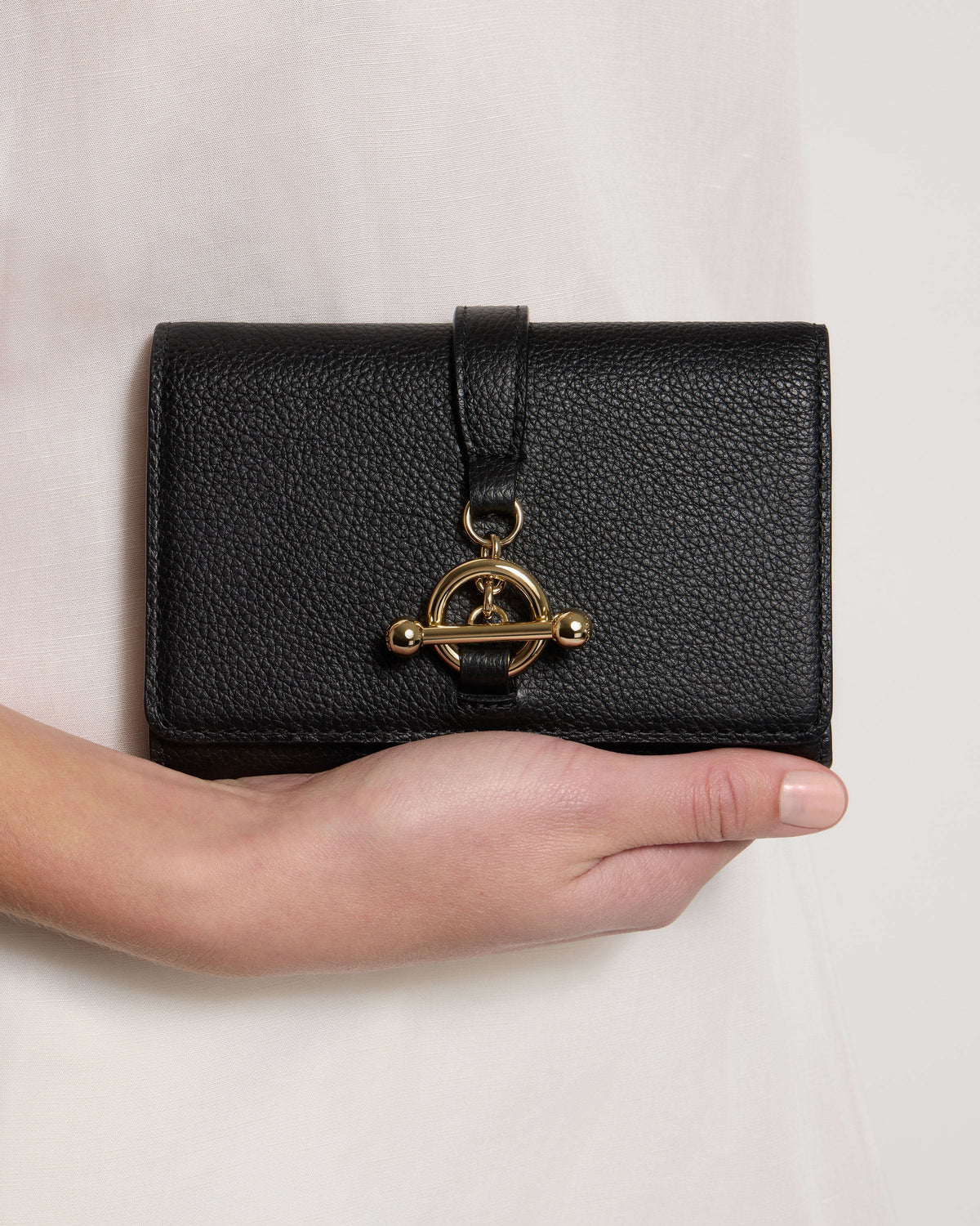 Kite Medium Trifold Wallet - Black - View 8