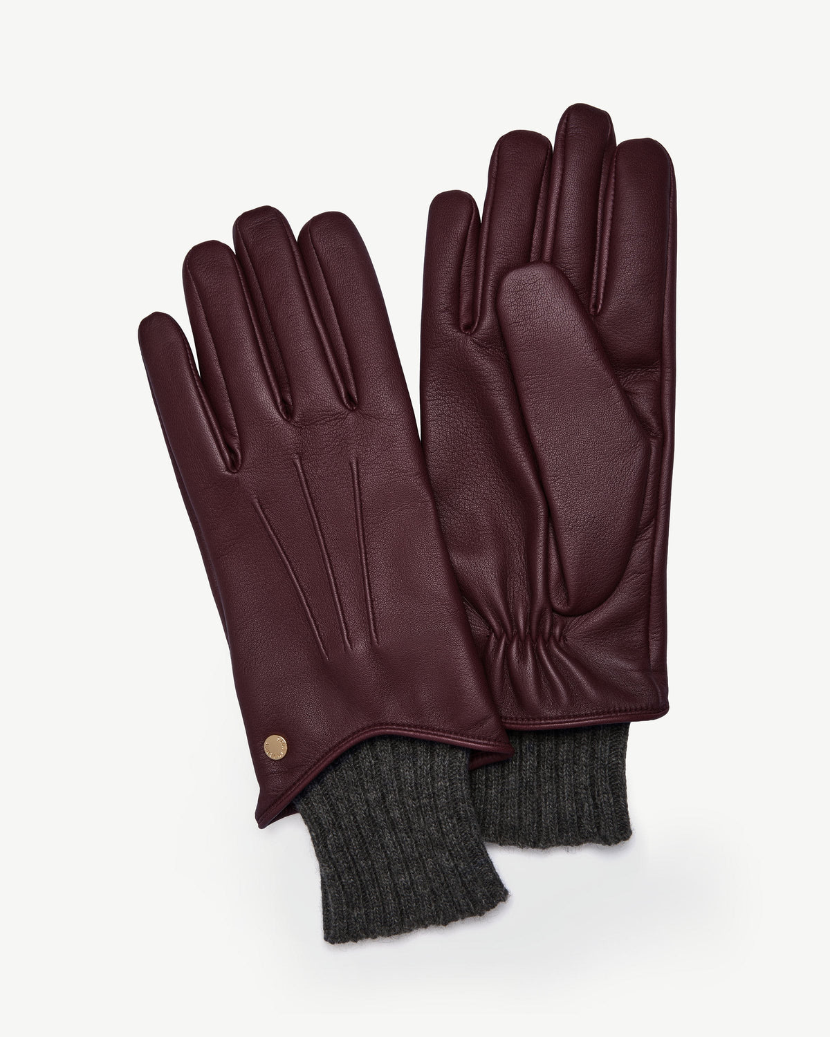 Grange Gloves - Burgundy - View 4
