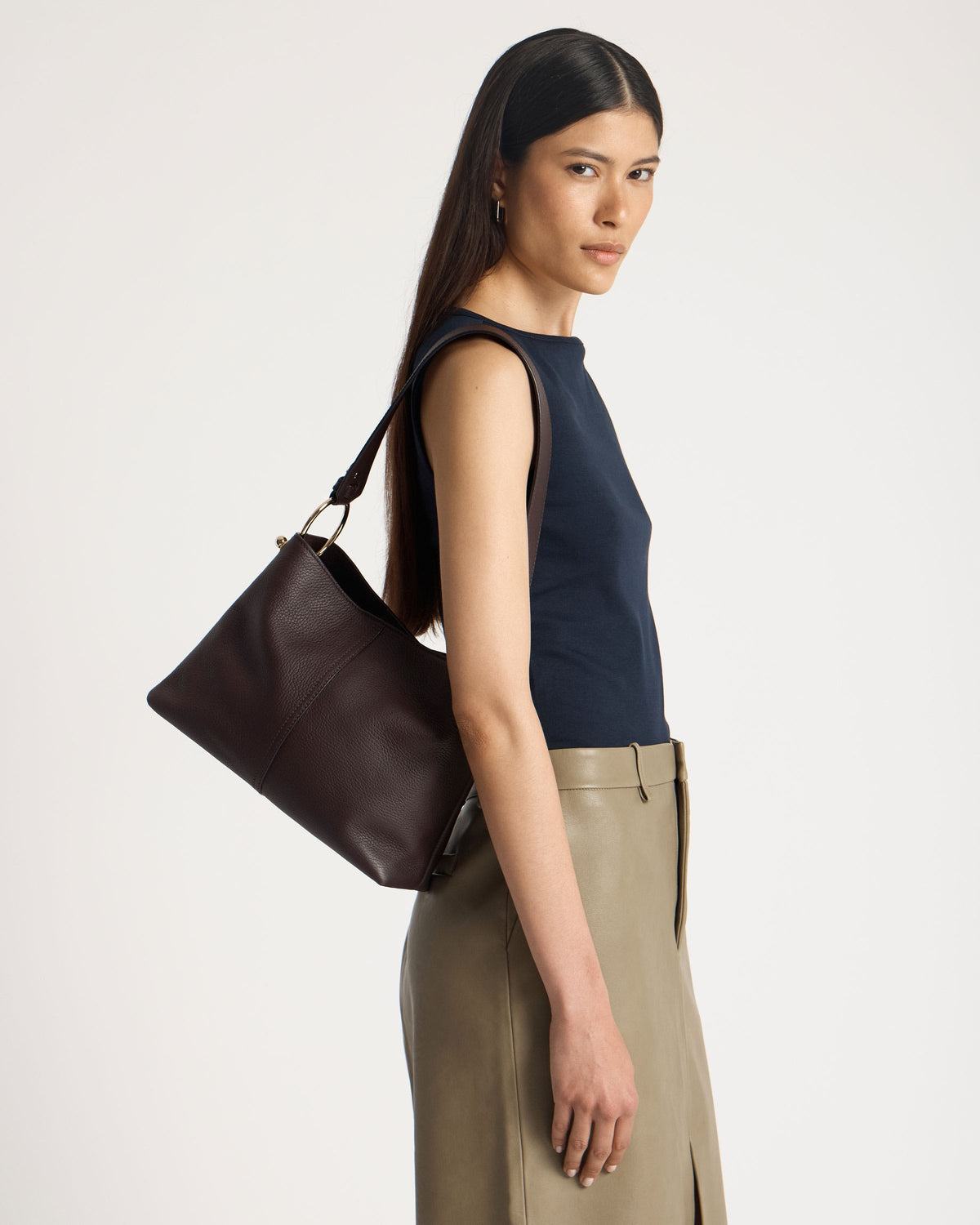 Lana Hobo - Espresso - View 8