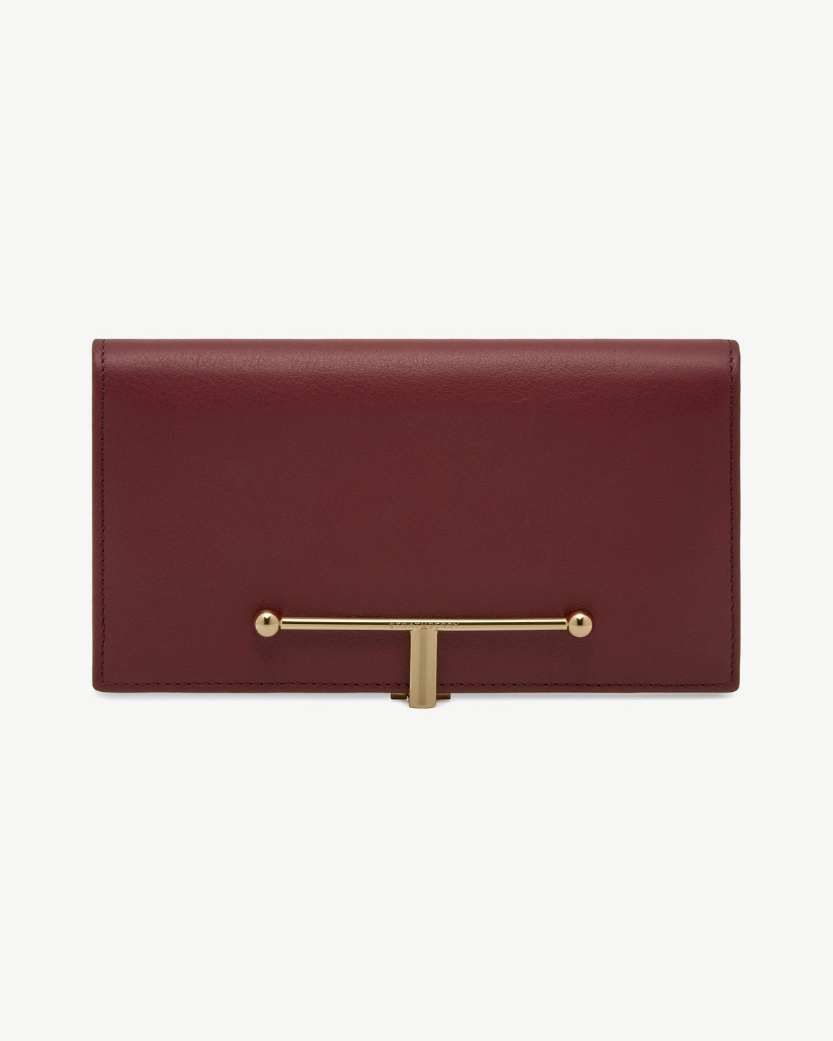 Large Melville Street Wallet - Oxblood/Espresso - View 2
