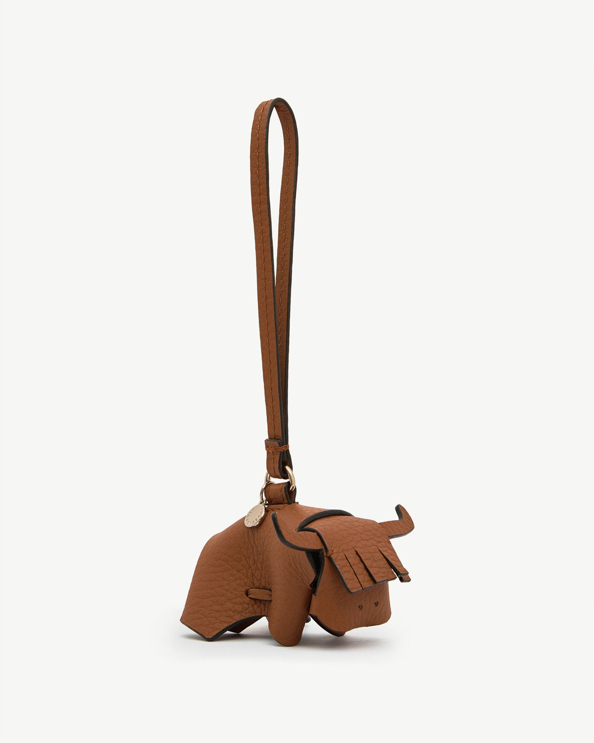 Bag Charm - Highland Cow Tan - View 3