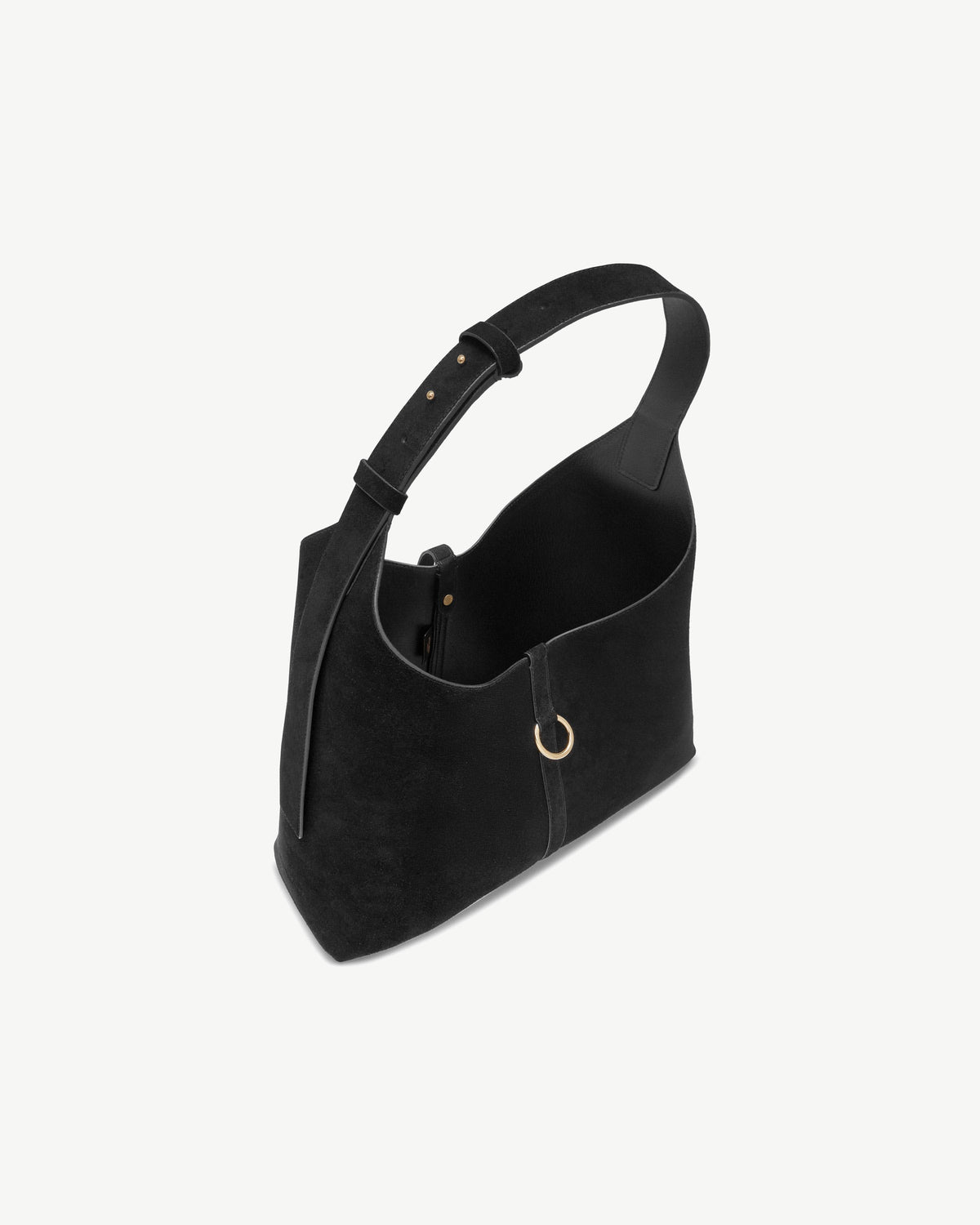 Kite Hobo - Black Suede - View 5