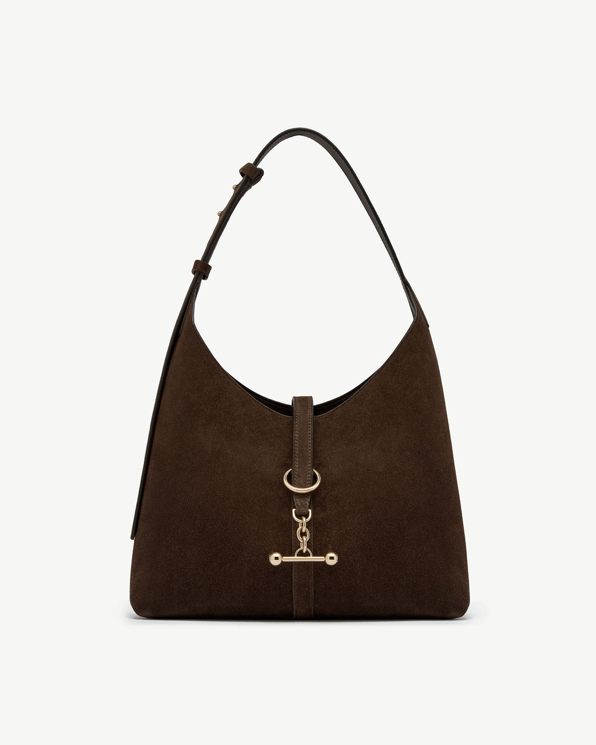 Kite Hobo - Chocolate Suede - View 2