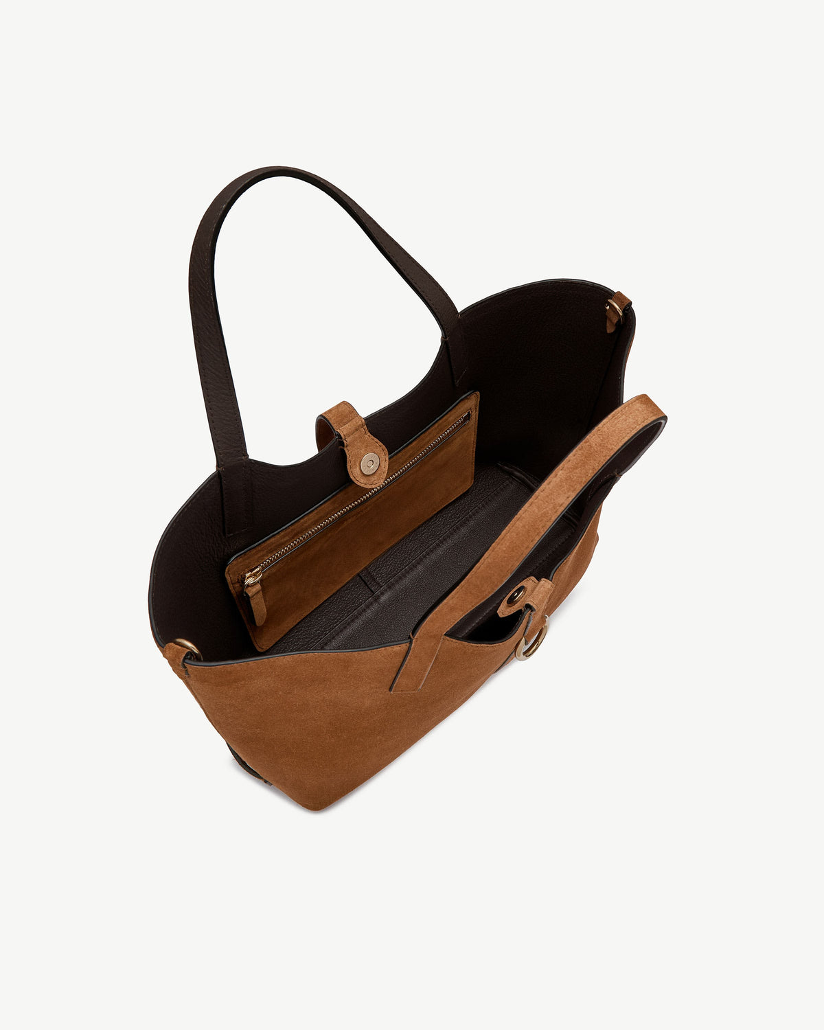 Kite Tote Midi - Tan Suede - View 5